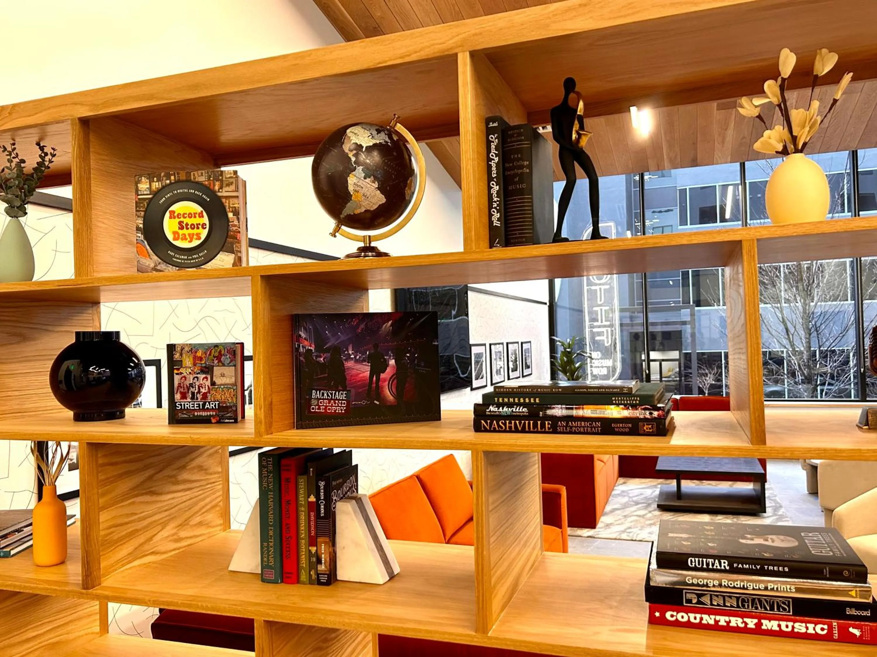 Lobby or reception in Motif Nashville's Hotel on Music Row