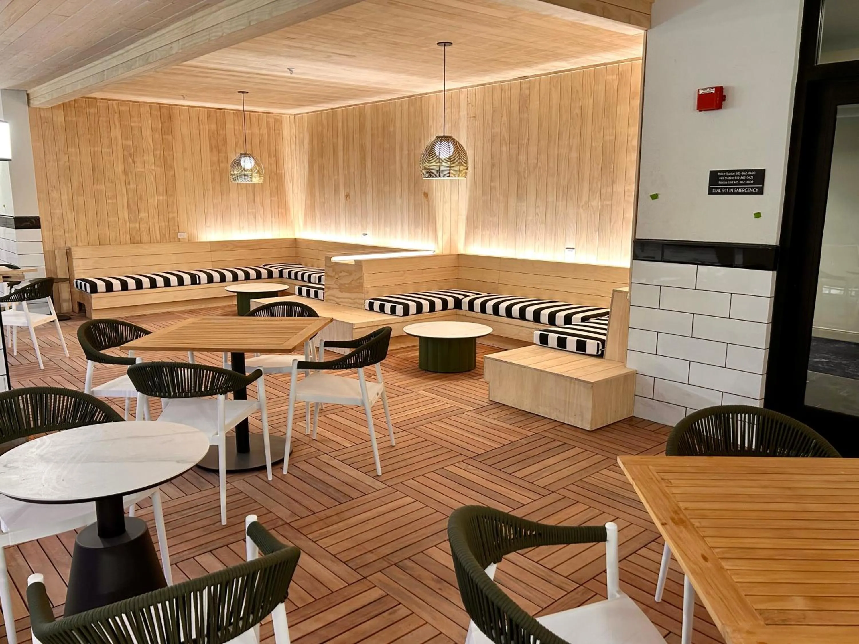 Swimming pool in Motif Nashville's Hotel on Music Row