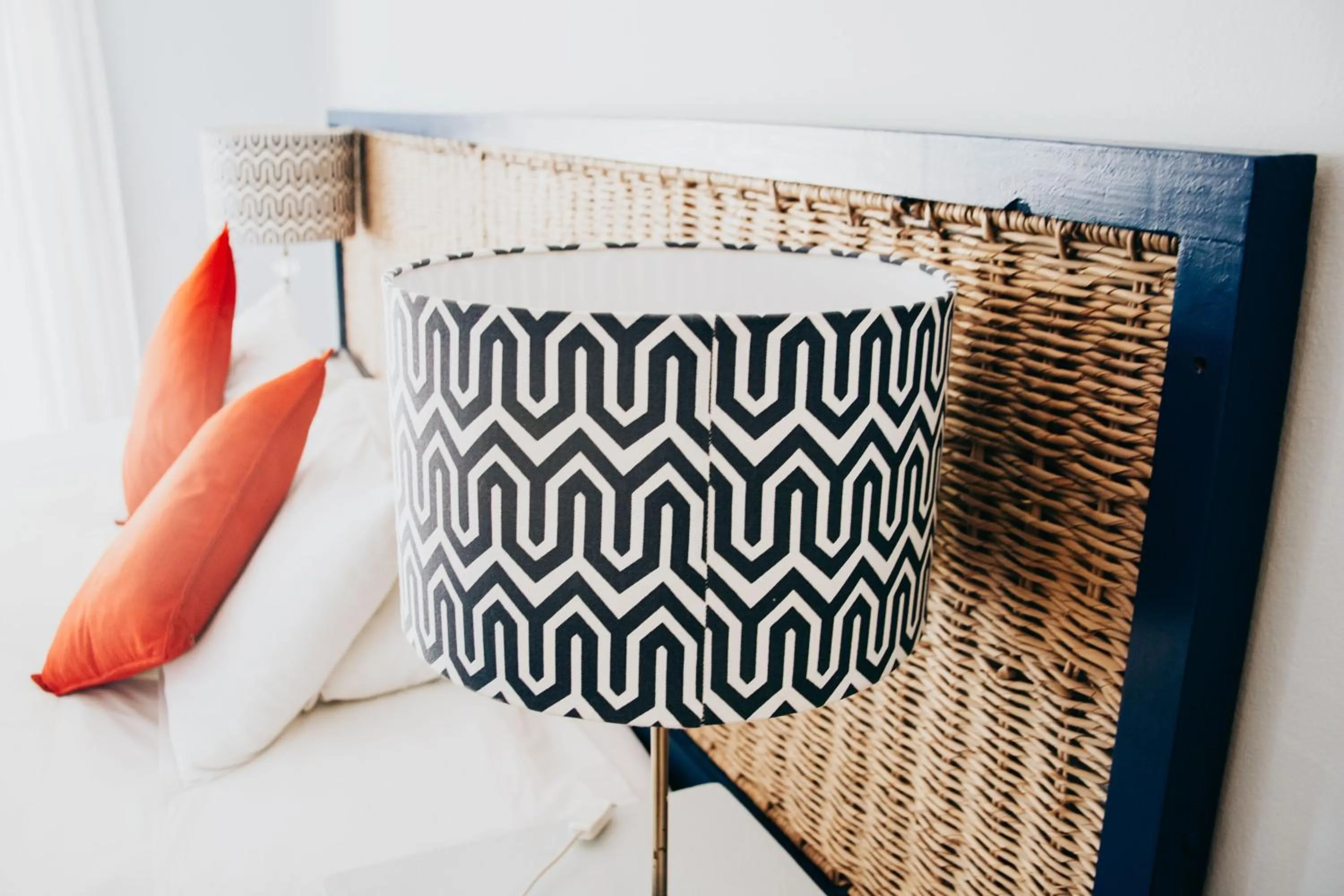 Decorative detail, Bed in Laaiplek Hotel