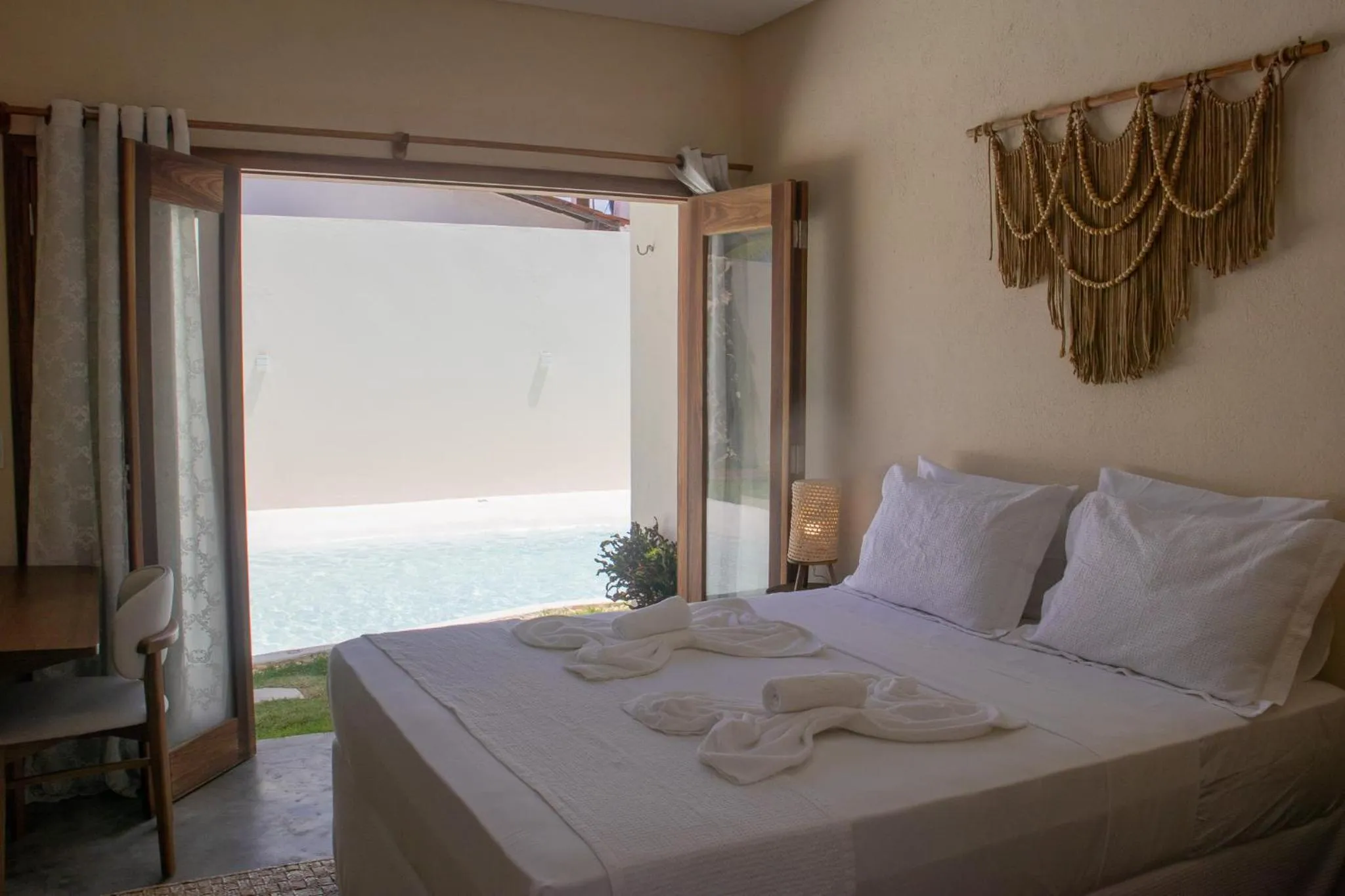 Bedroom, Bed in Pousada Veleiro Kite Preá