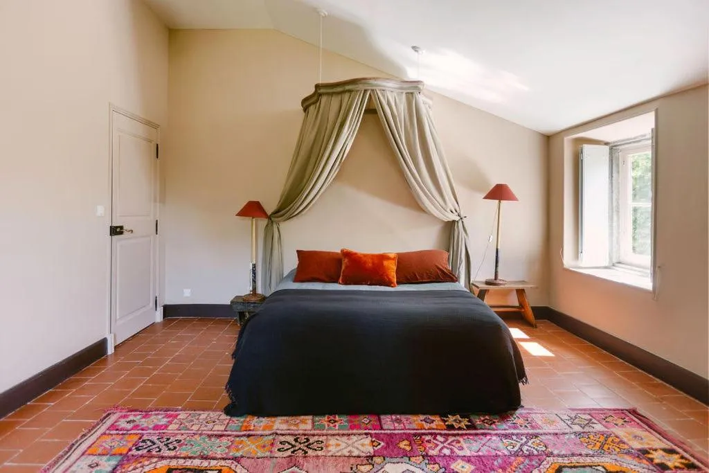 Bed in Château La Bruguière