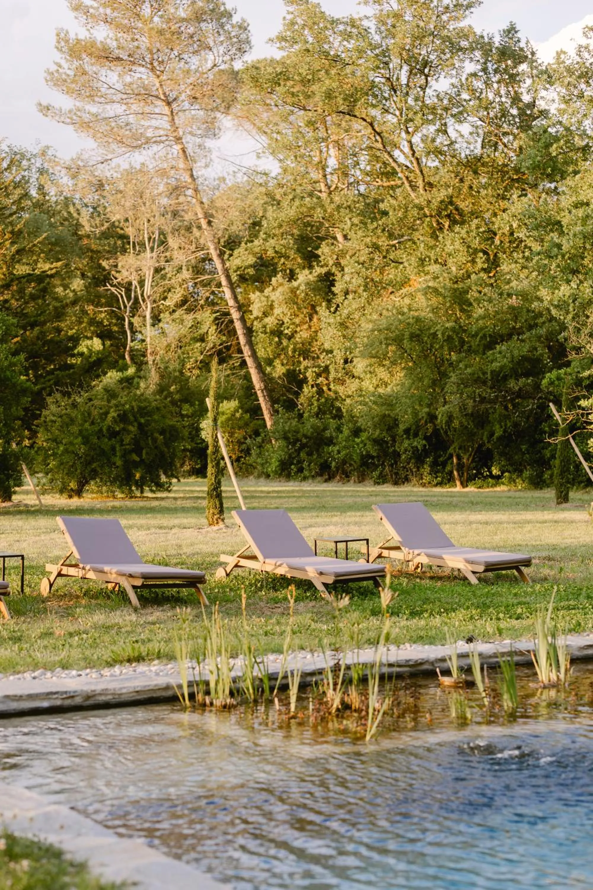 Swimming pool in Château La Bruguière
