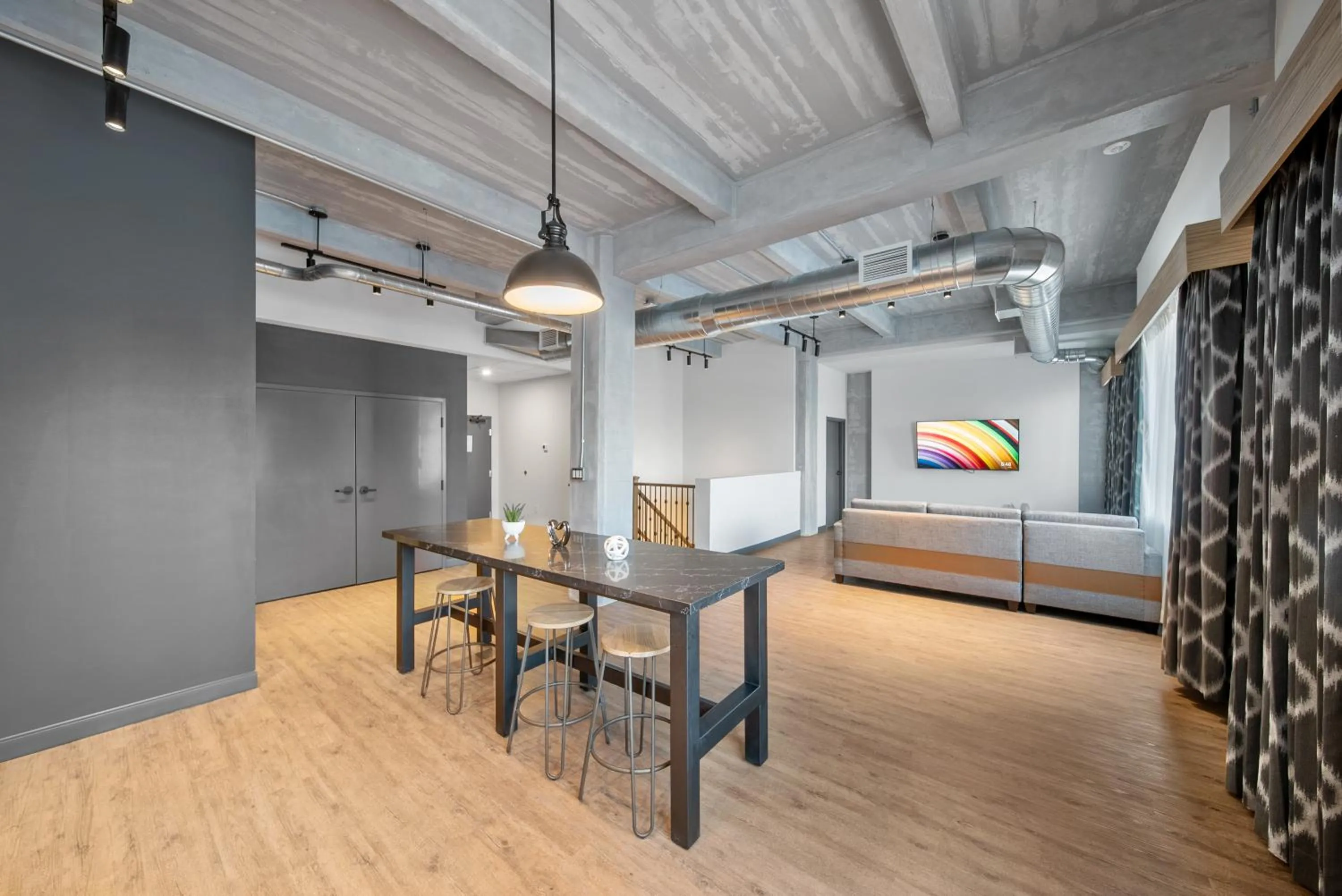 Seating area in Cannery Lofts Niagara