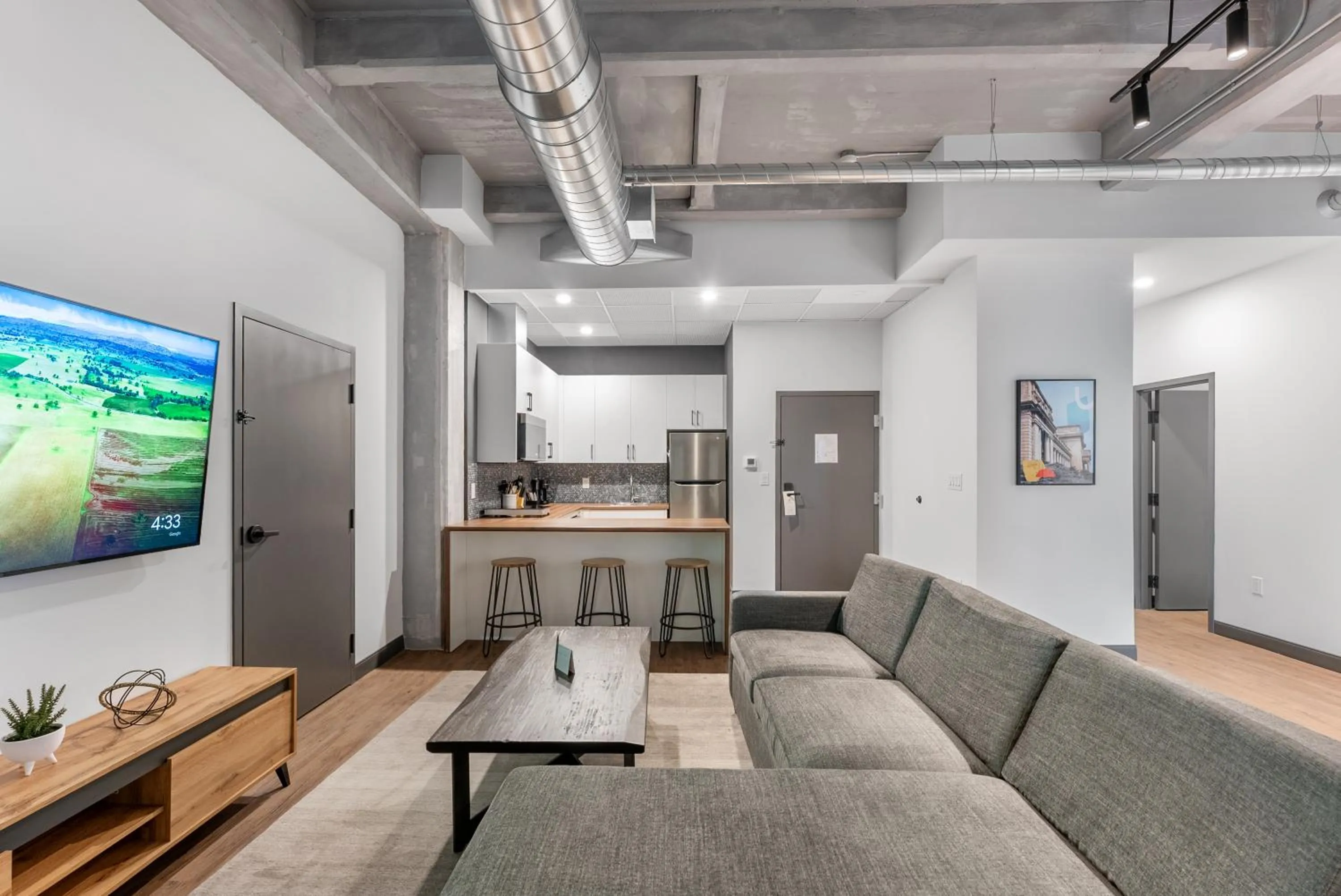 Seating area in Cannery Lofts Niagara