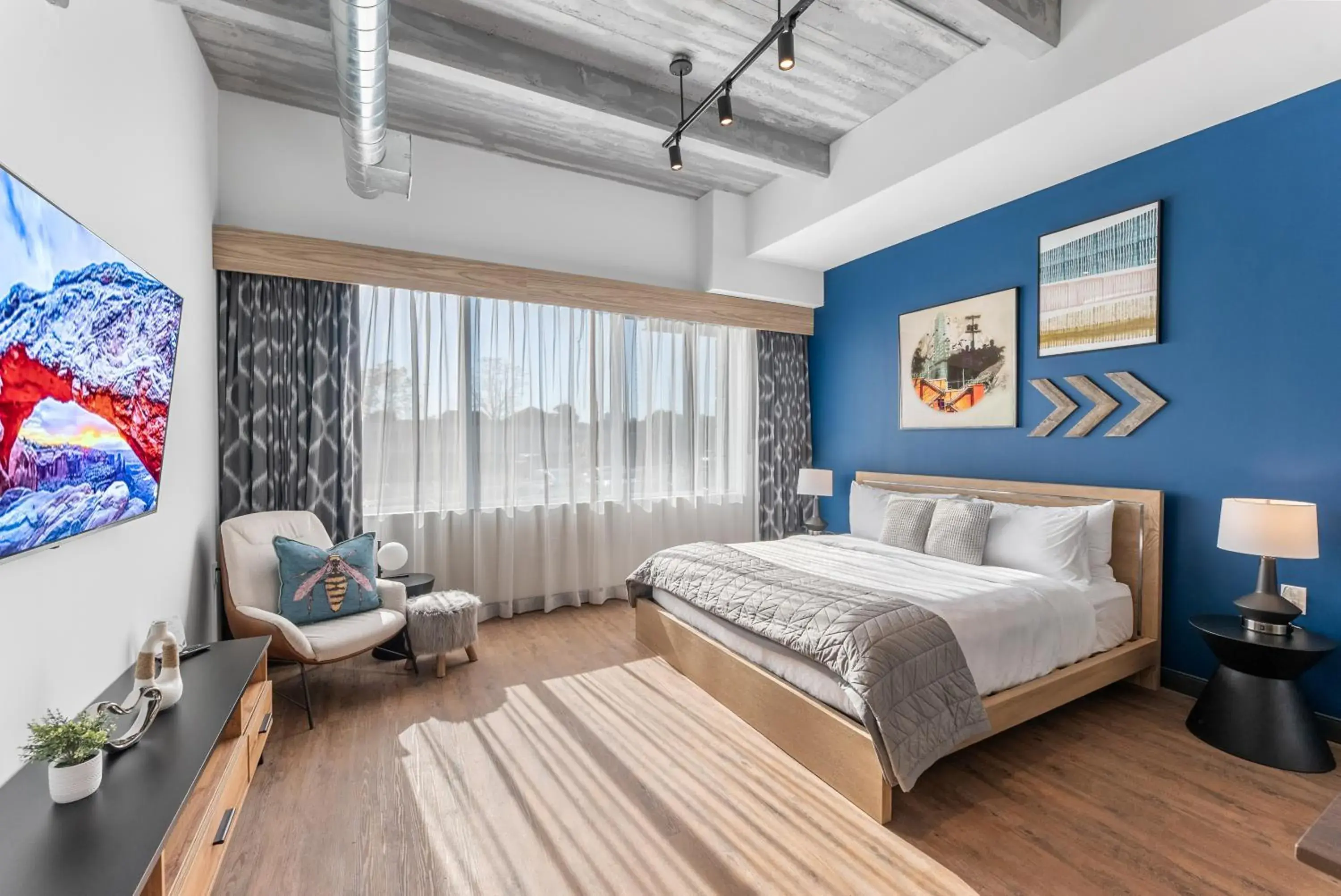 Bedroom, Bed in Cannery Lofts Niagara Bedroom, Bed in Cannery Lofts Niagara