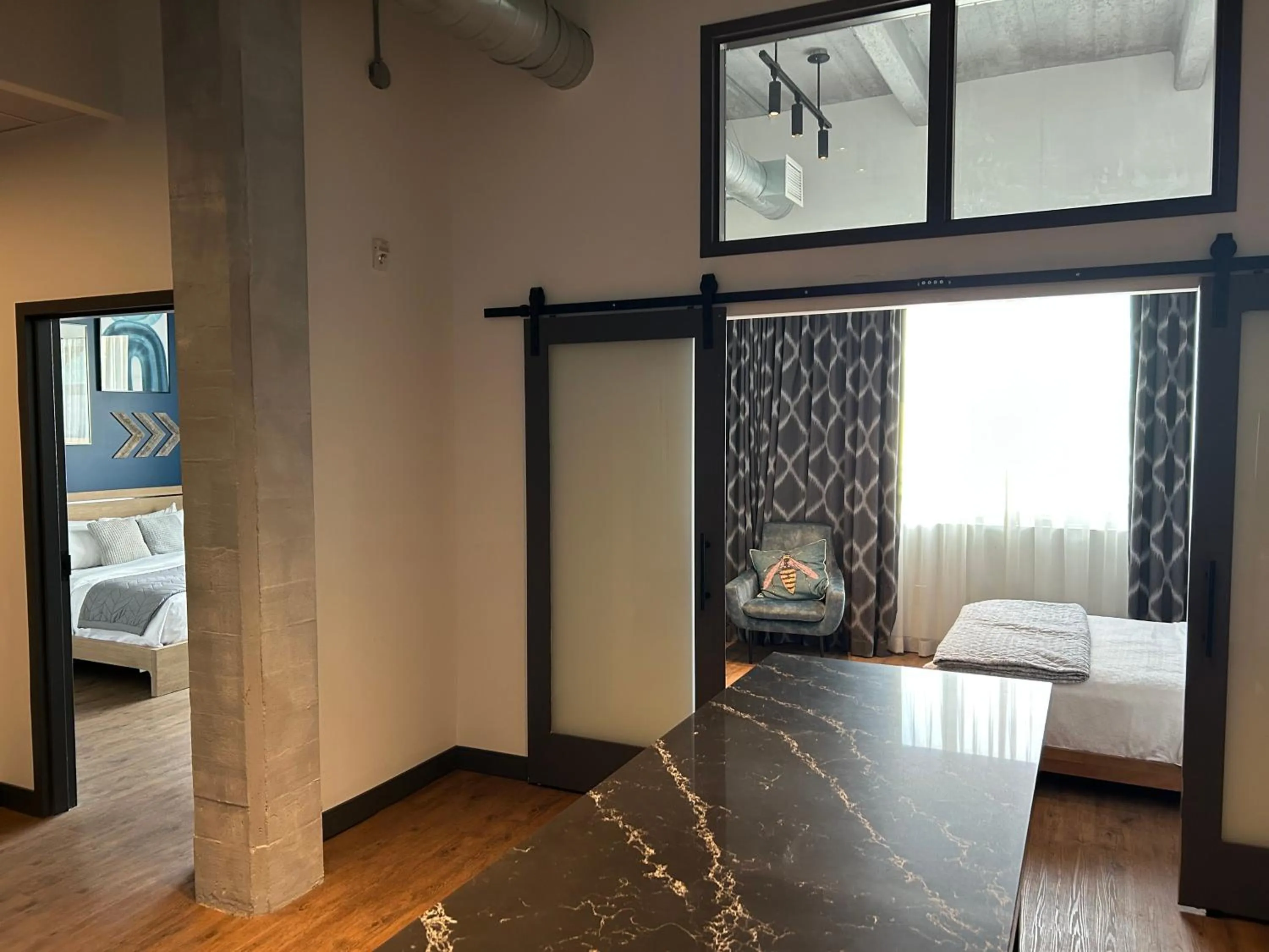 Bedroom, Bed in Cannery Lofts Niagara