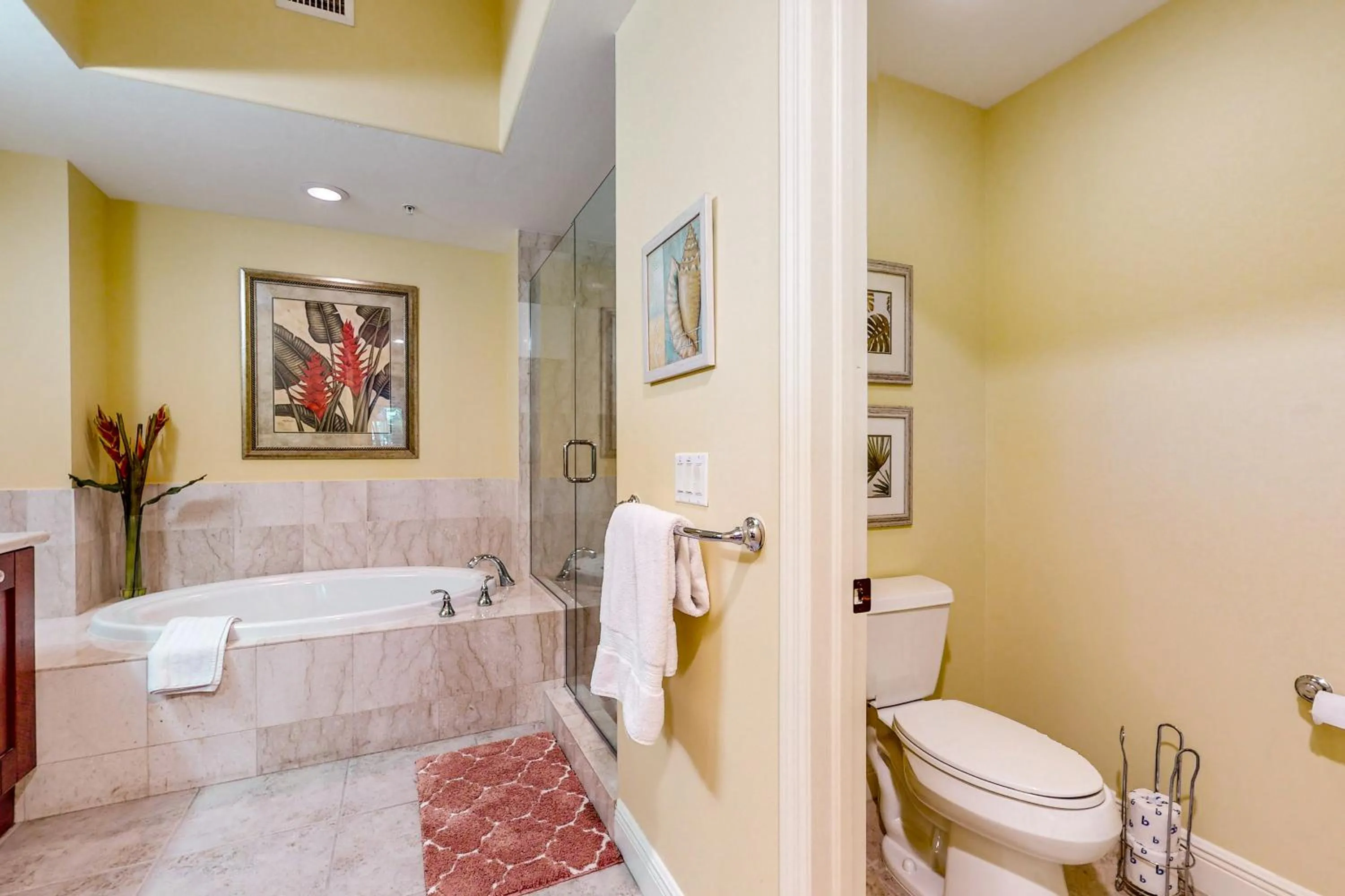 Bathroom in Naples Bay Resort The Cottages