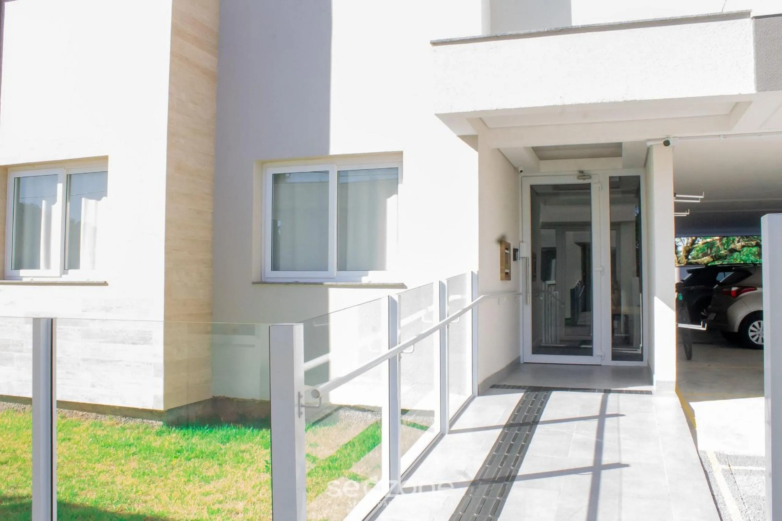 Facade/entrance in Apto moderno com piscina e churrasqueira CRR201