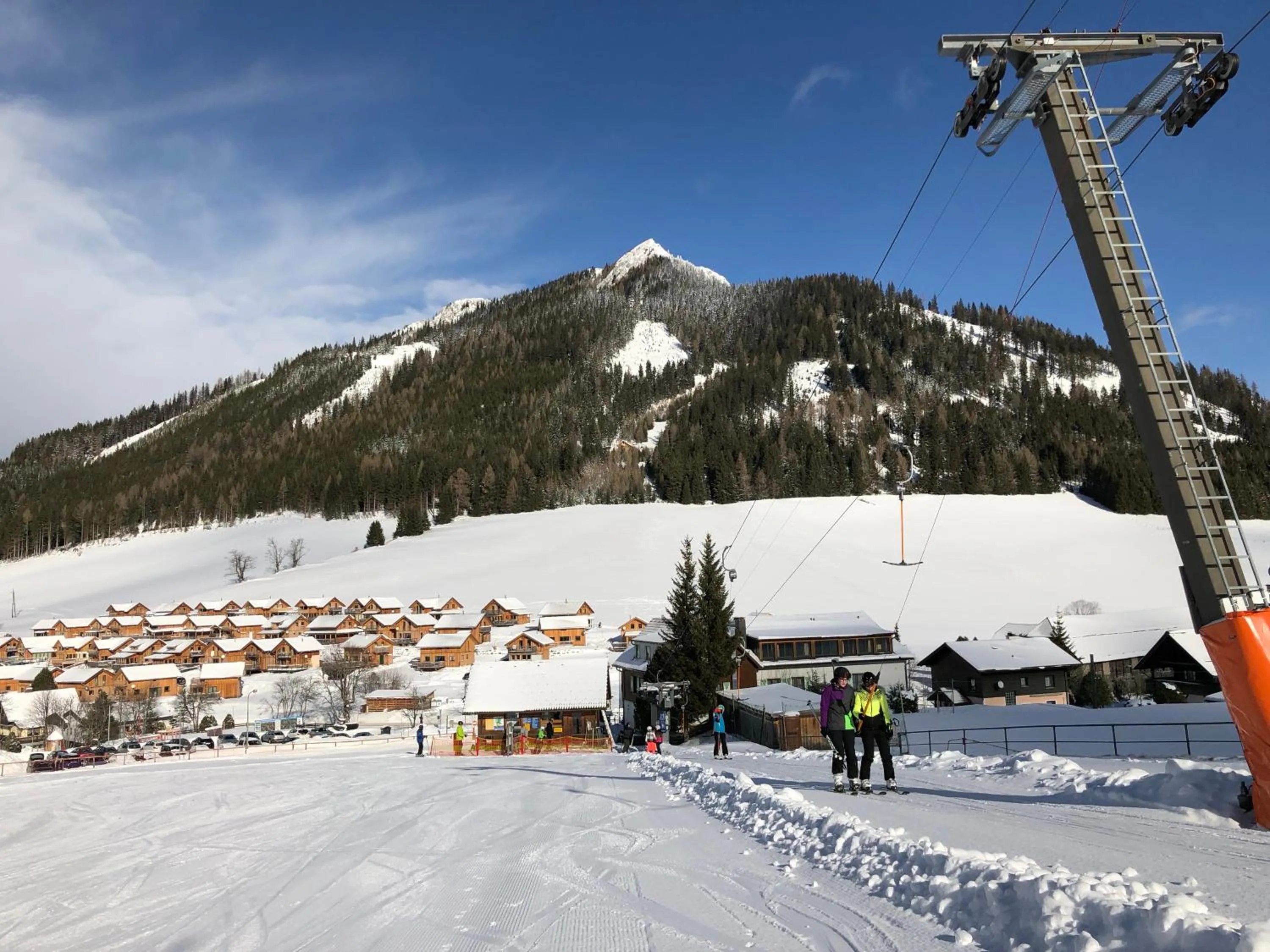 Skiing in Chalet Triebenstein