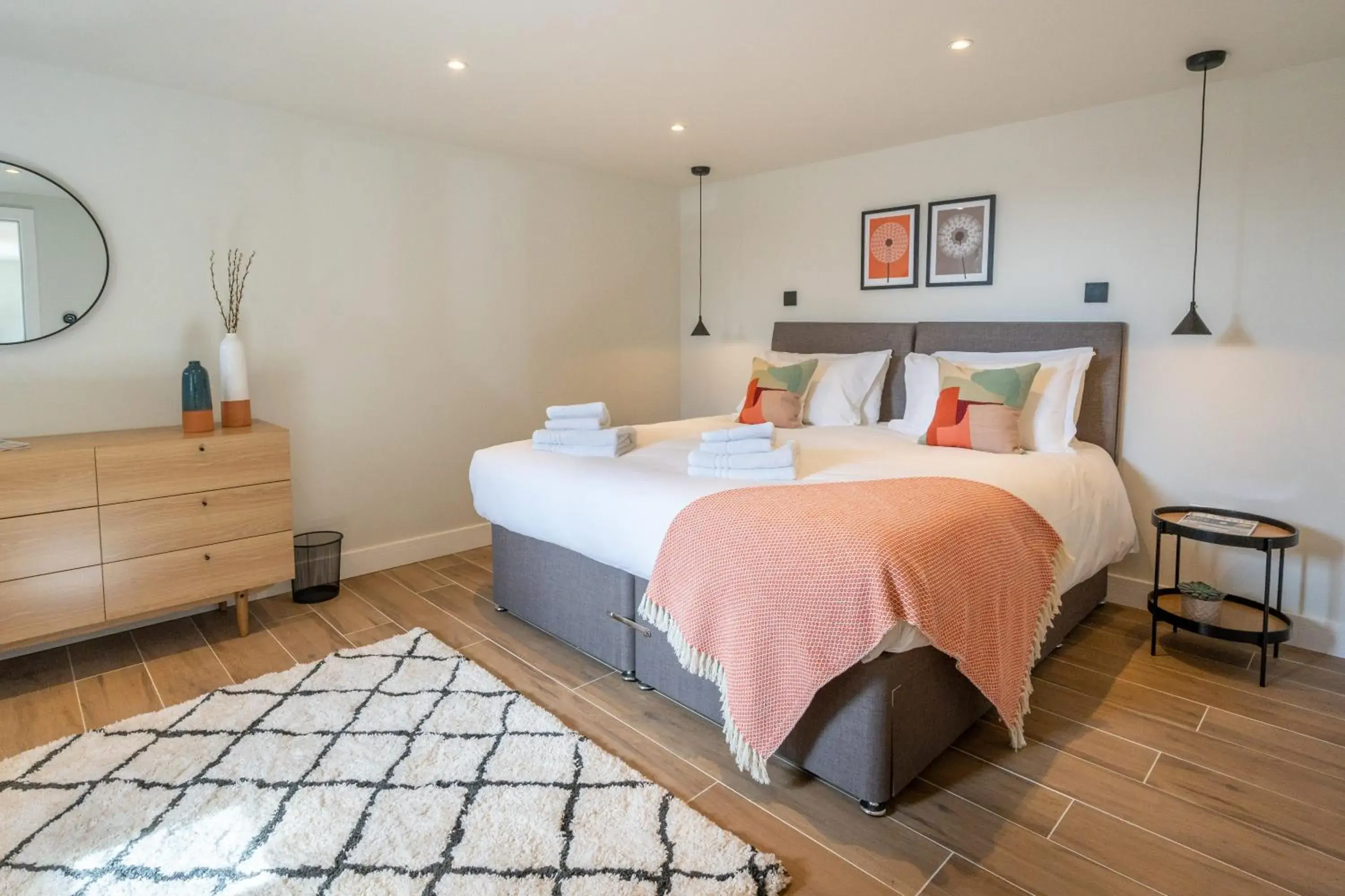 Bedroom, Bed in Eastfield Lodge