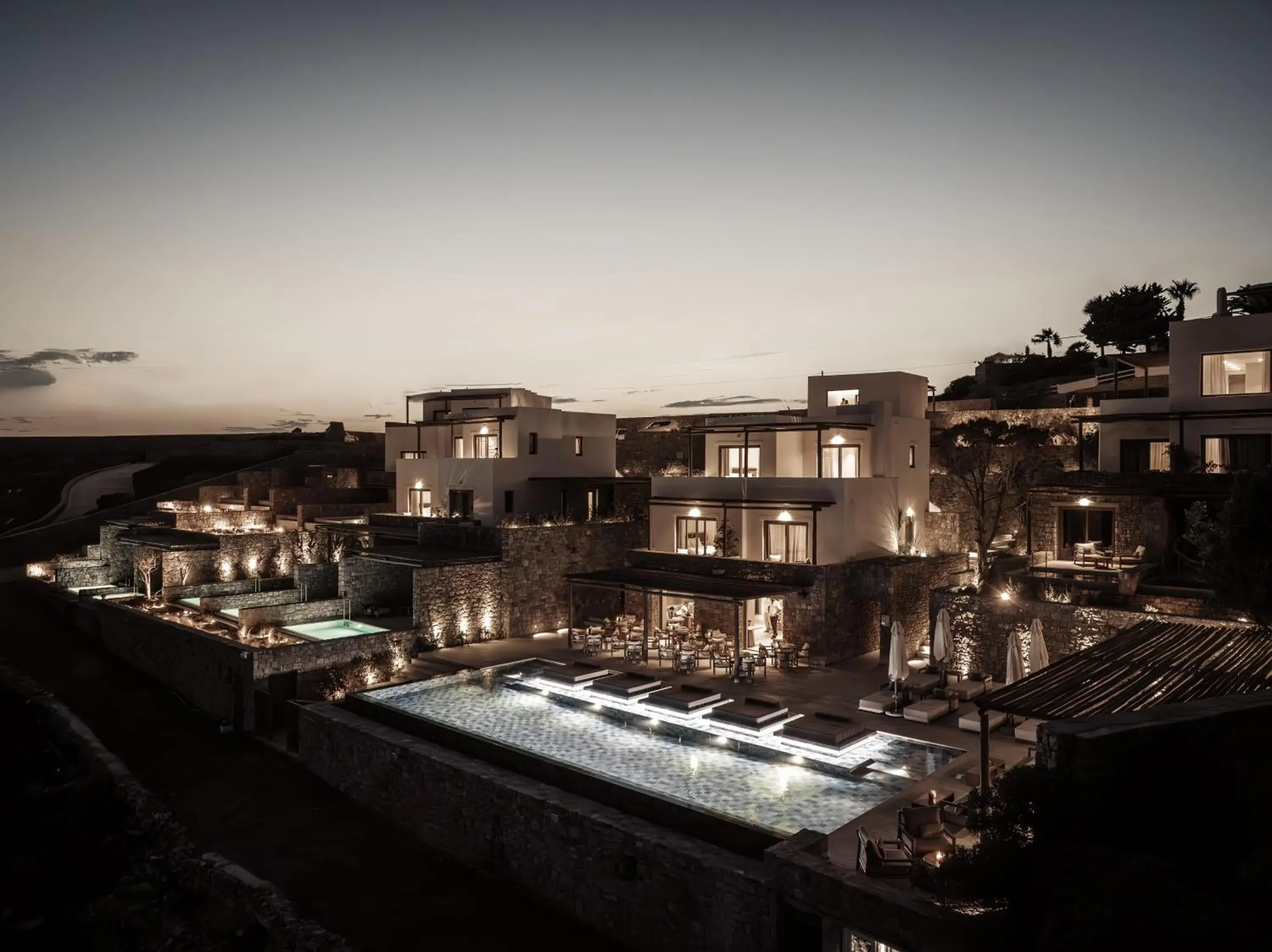 Property building in Enigma Mykonos Hideaway Suites Property building in Enigma Mykonos Hideaway Suites