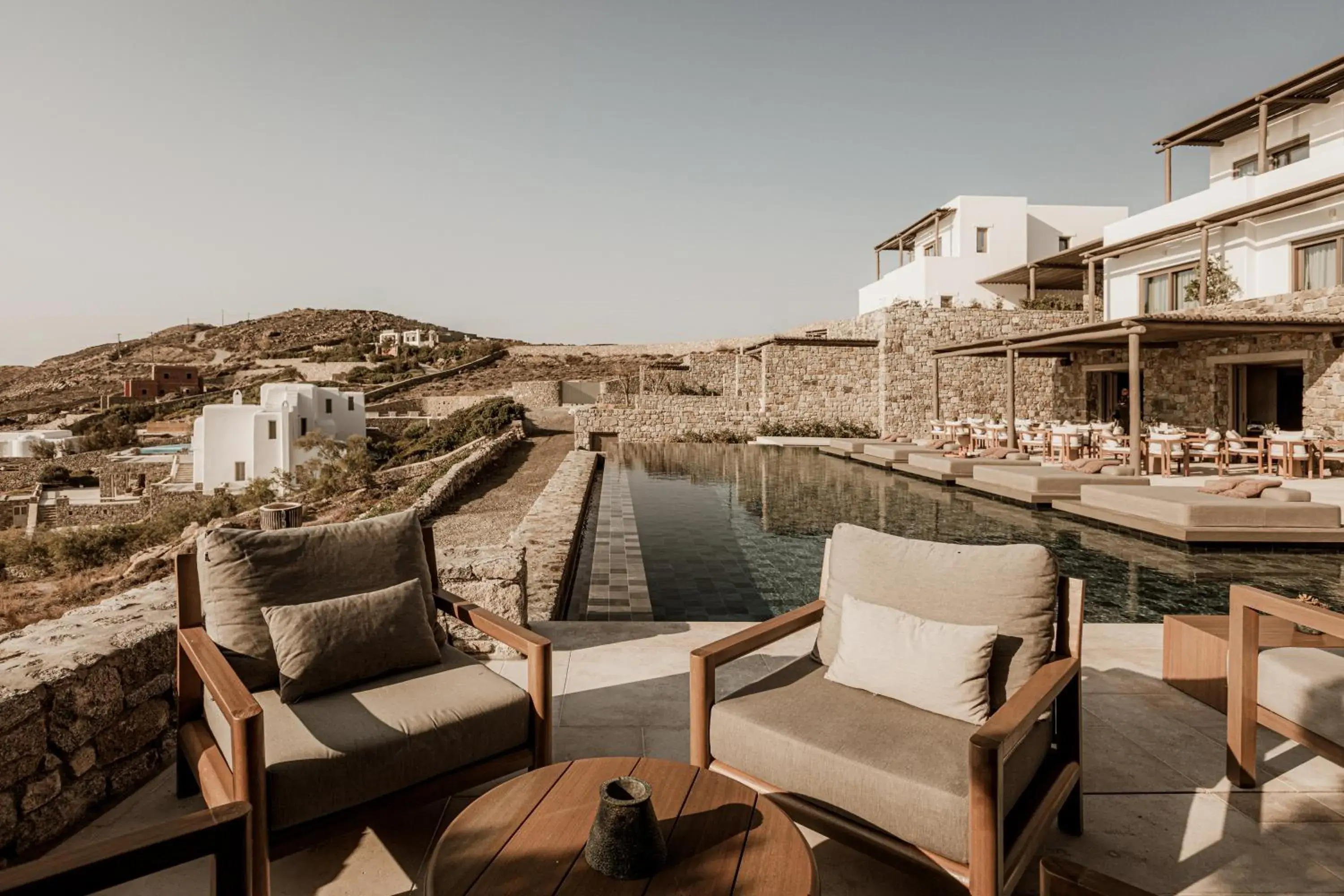 Property building in Enigma Mykonos Hideaway Suites Property building in Enigma Mykonos Hideaway Suites