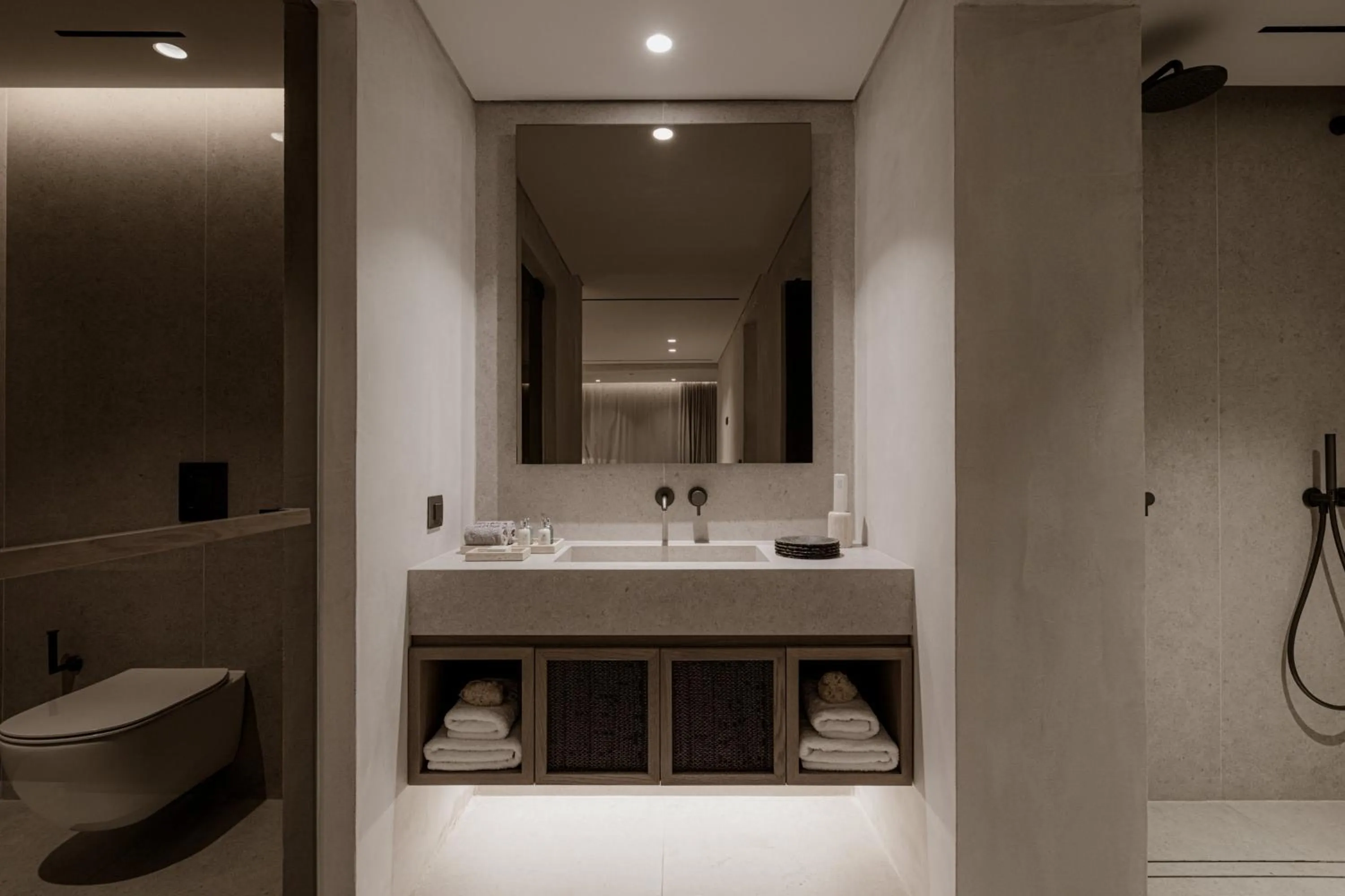 Shower in Enigma Mykonos Hideaway Suites