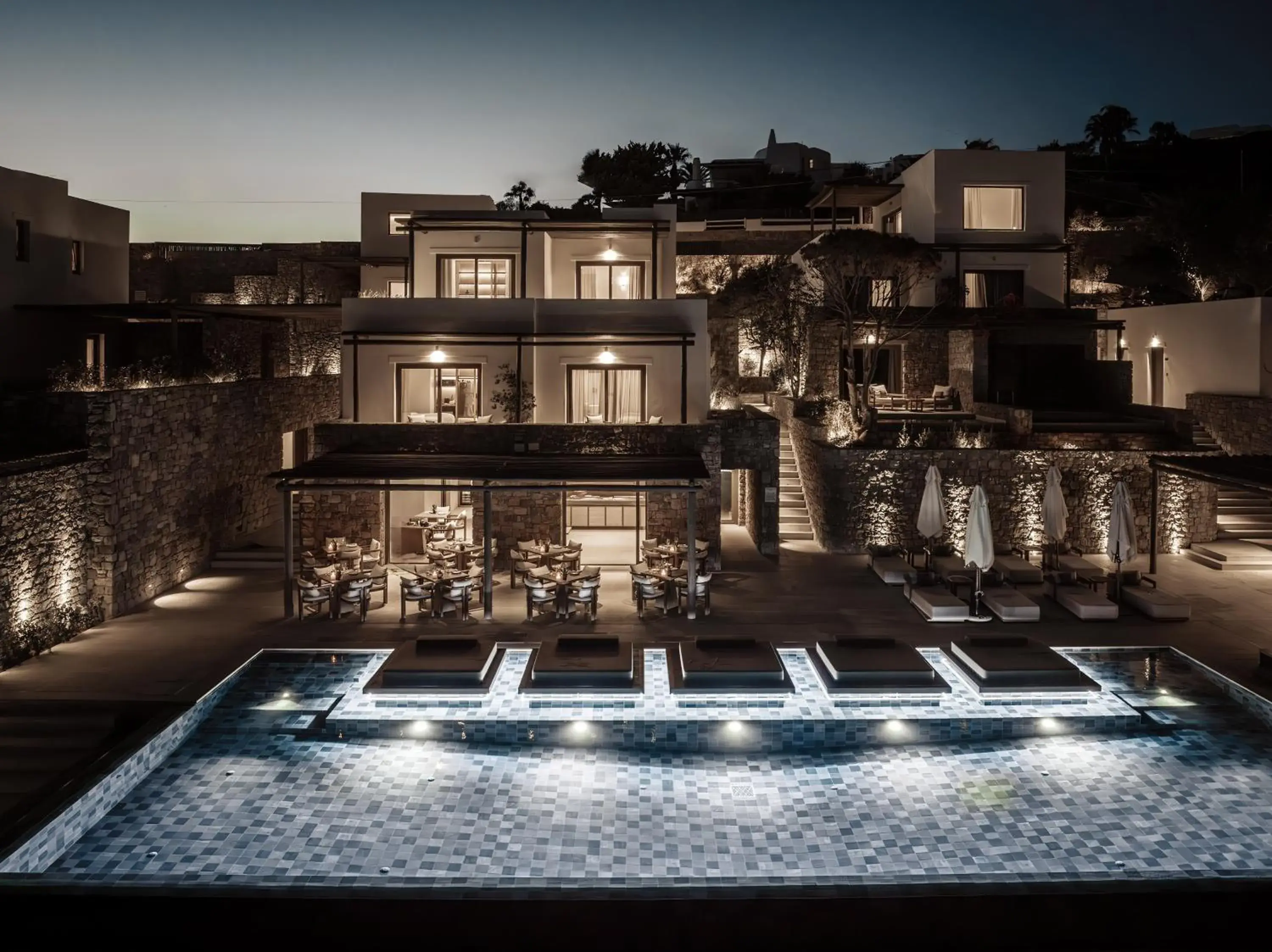 Property building in Enigma Mykonos Hideaway Suites Property building in Enigma Mykonos Hideaway Suites