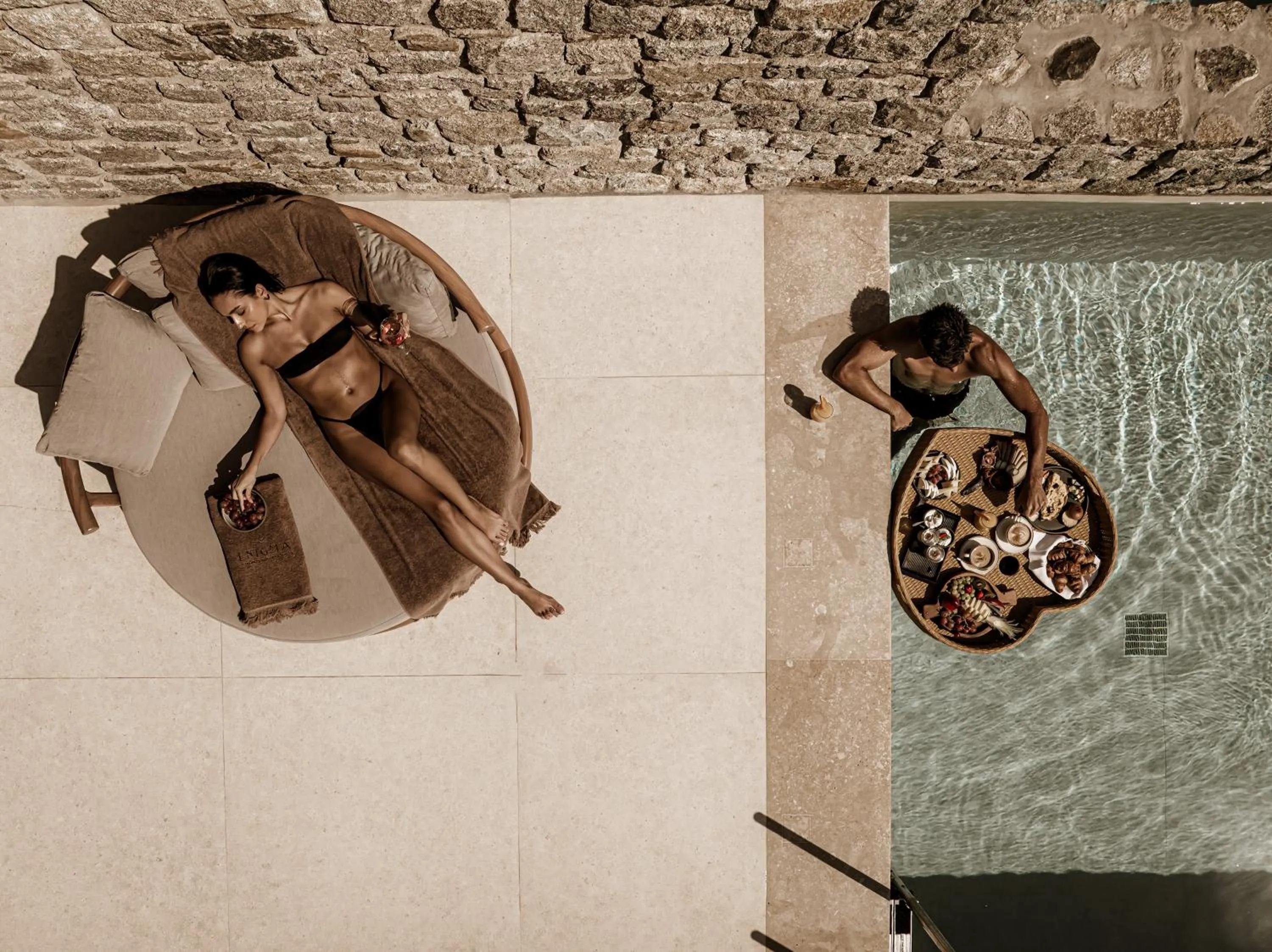 People in Enigma Mykonos Hideaway Suites