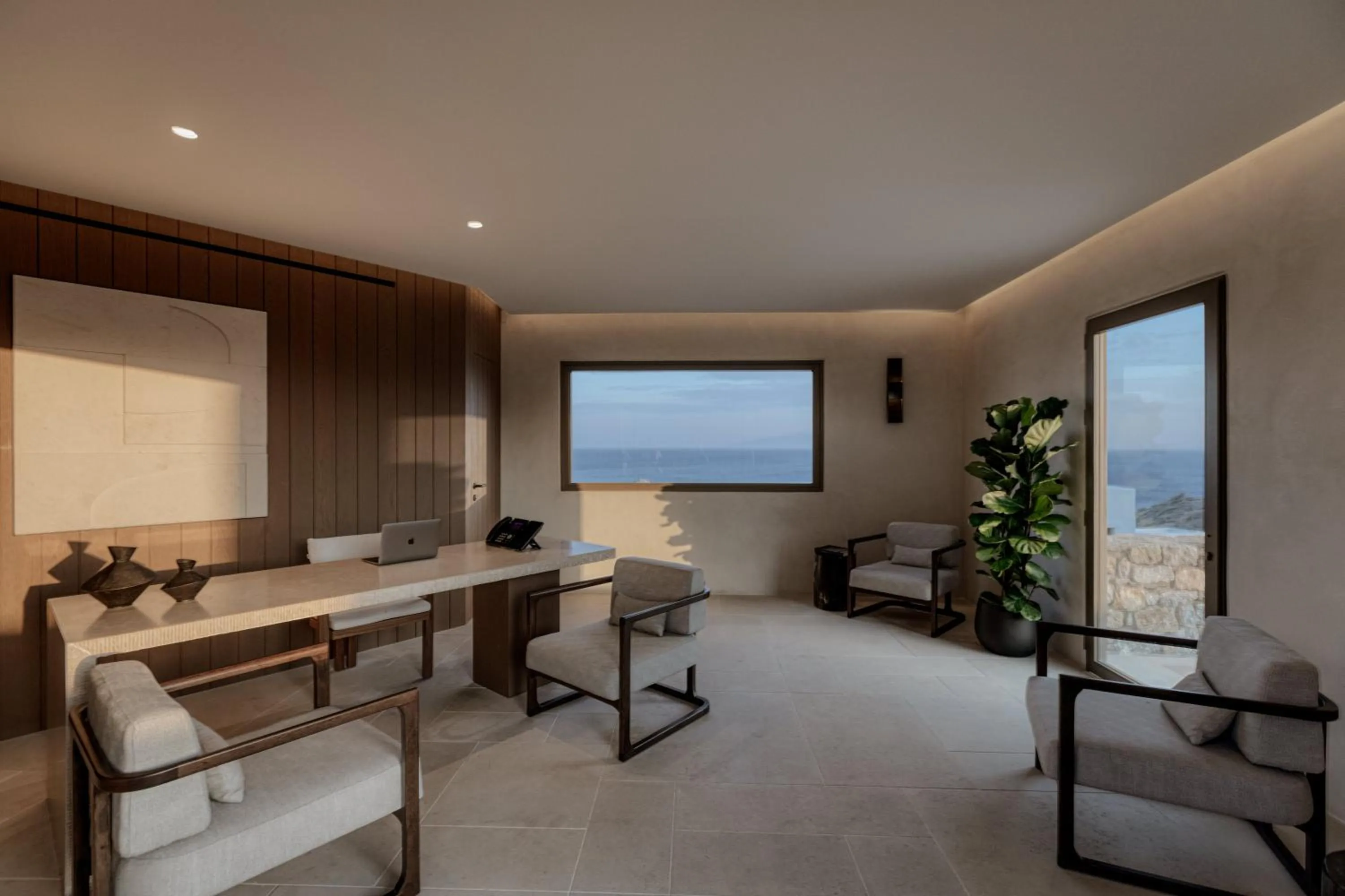 Lobby or reception in Enigma Mykonos Hideaway Suites