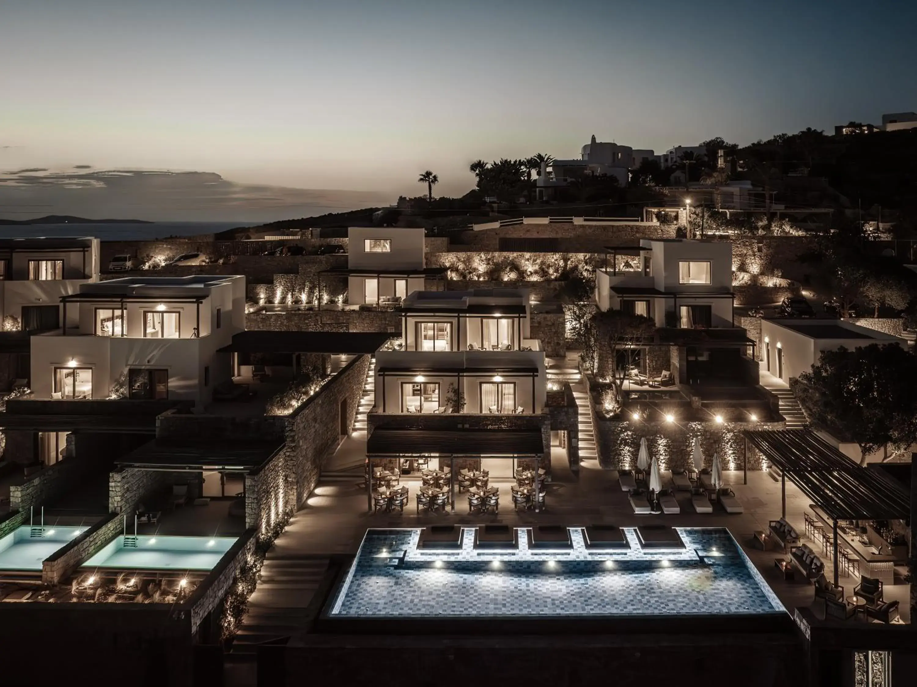 Property building in Enigma Mykonos Hideaway Suites Property building in Enigma Mykonos Hideaway Suites