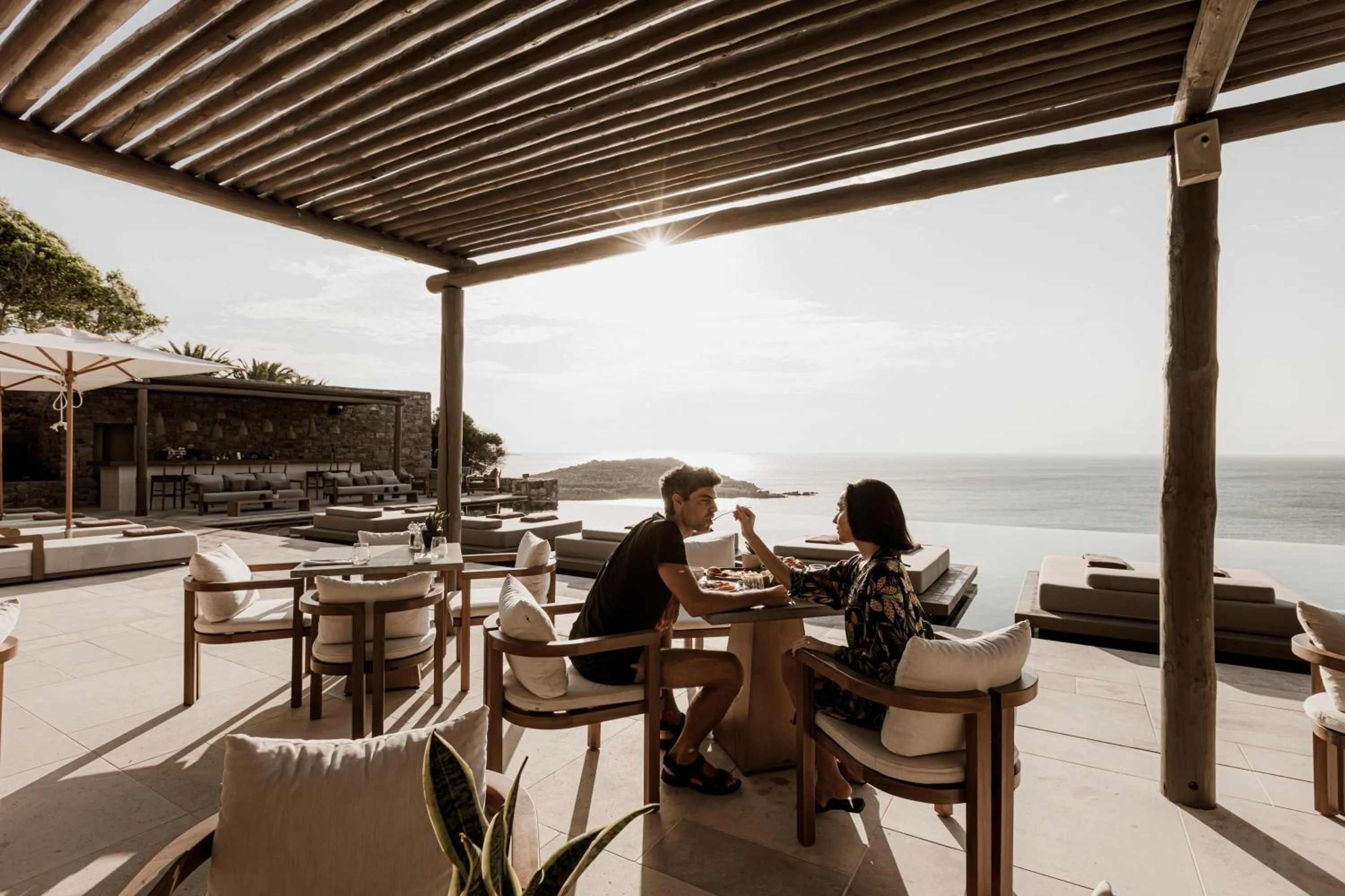 Restaurant/places to eat in Enigma Mykonos Hideaway Suites