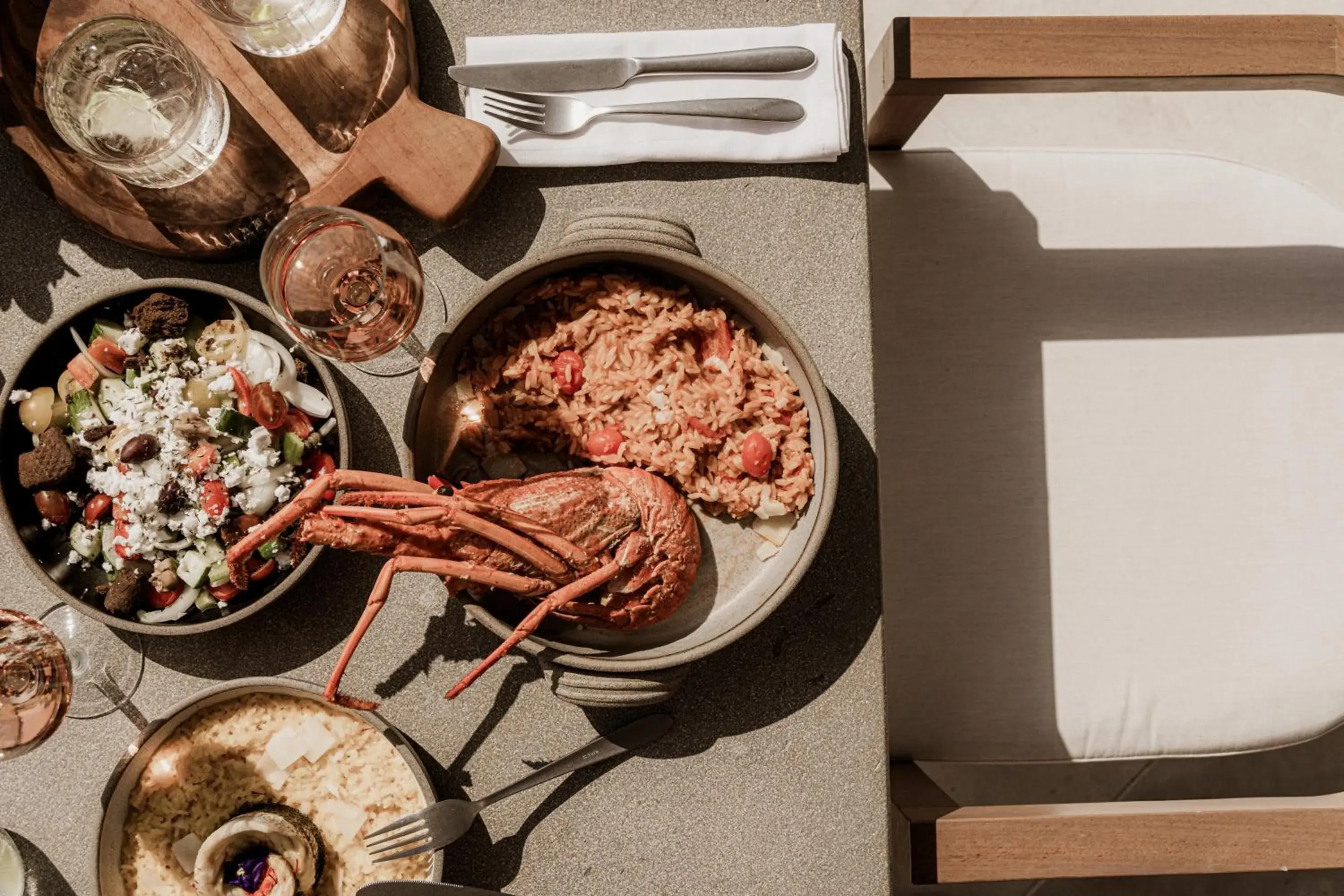 Food and drinks in Enigma Mykonos Hideaway Suites Food and drinks in Enigma Mykonos Hideaway Suites