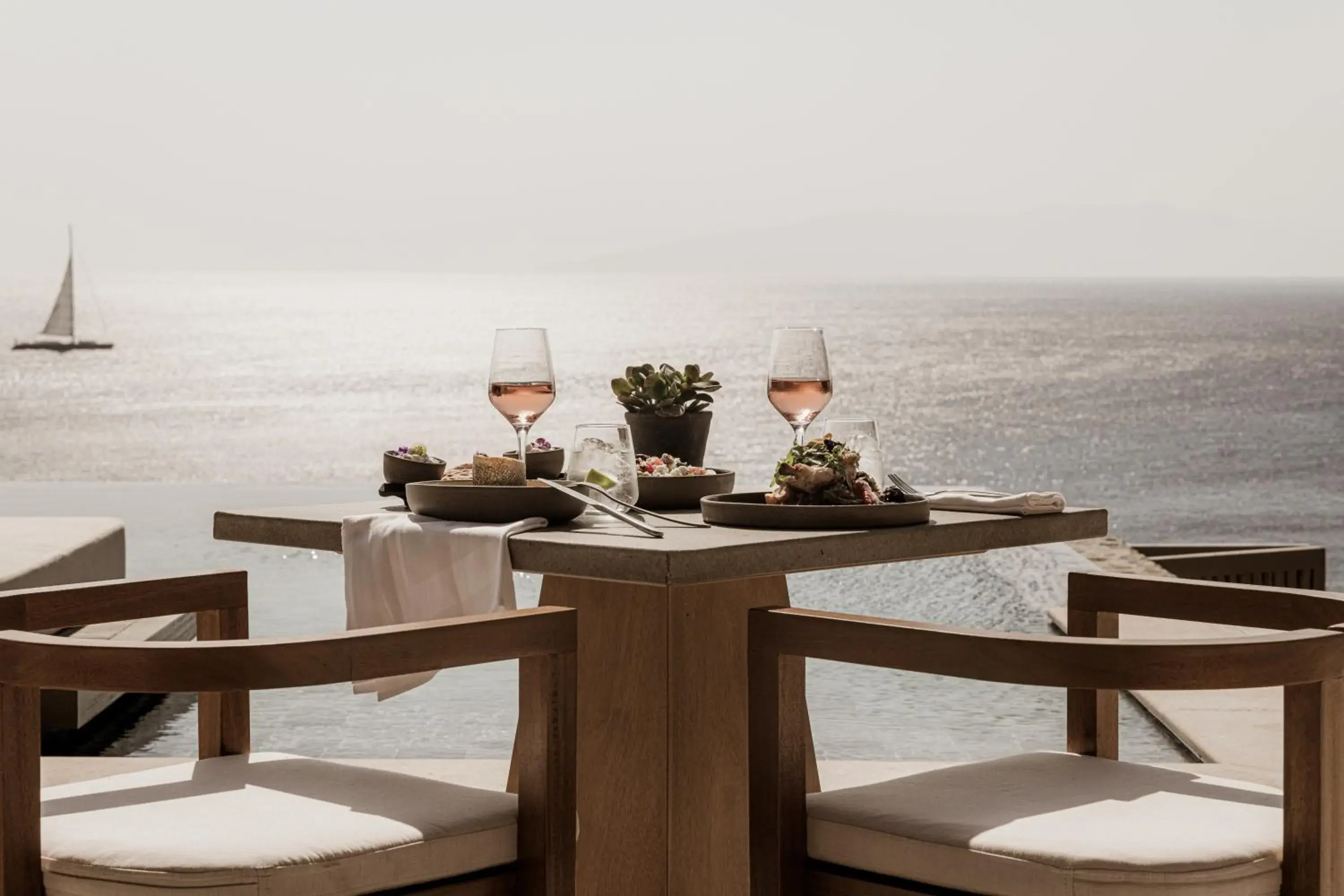 Food and drinks in Enigma Mykonos Hideaway Suites Food and drinks in Enigma Mykonos Hideaway Suites