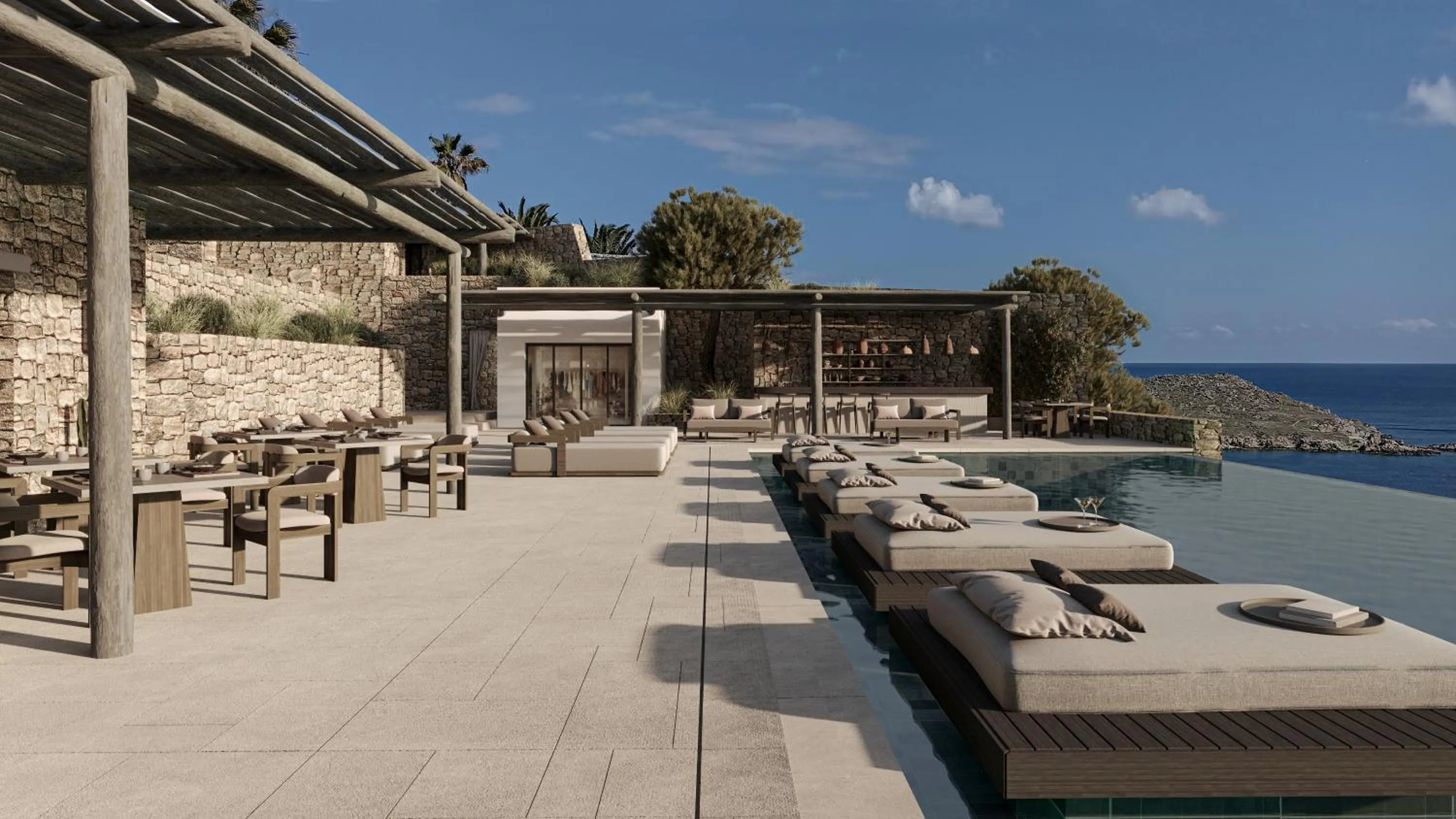 Day in Enigma Mykonos Hideaway Suites