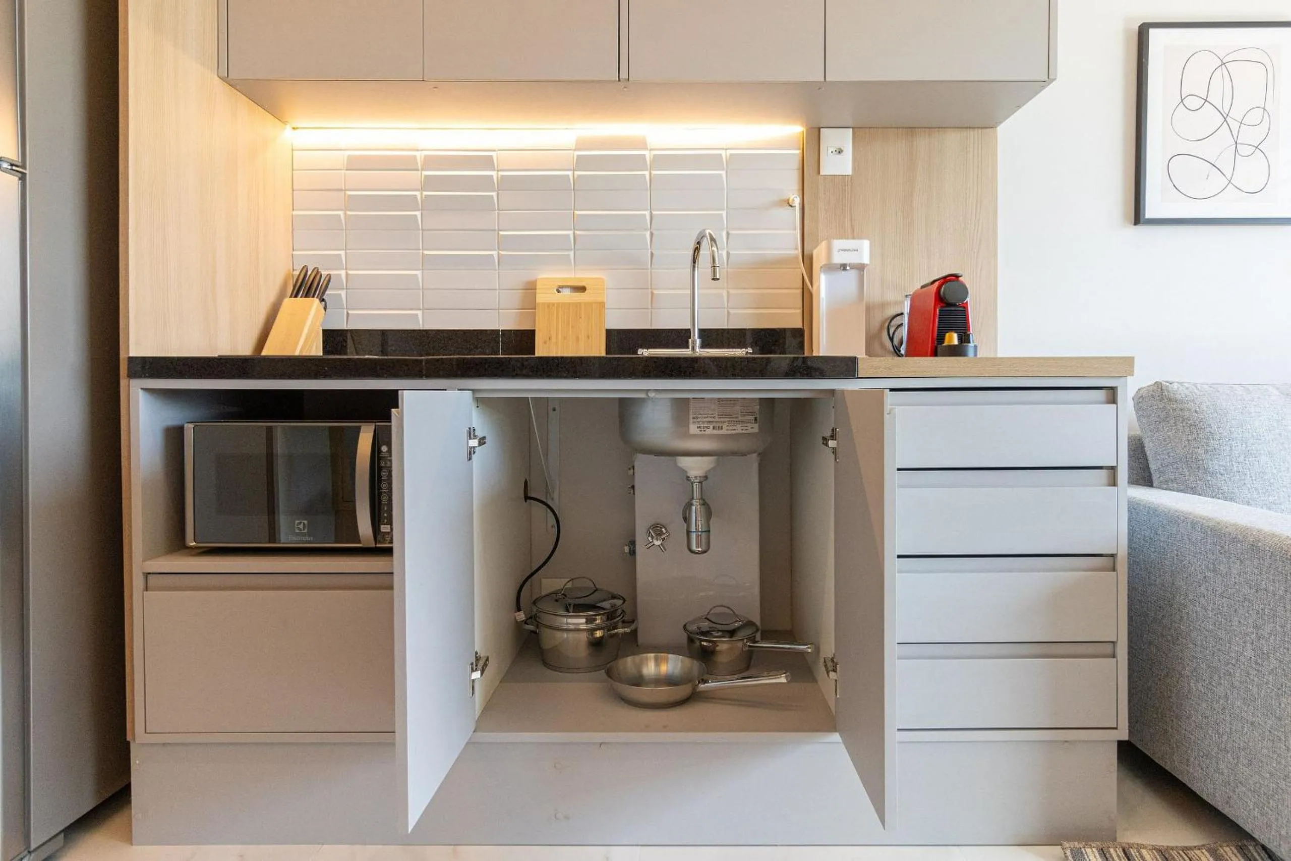 Kitchen or kitchenette in Helbor Wide