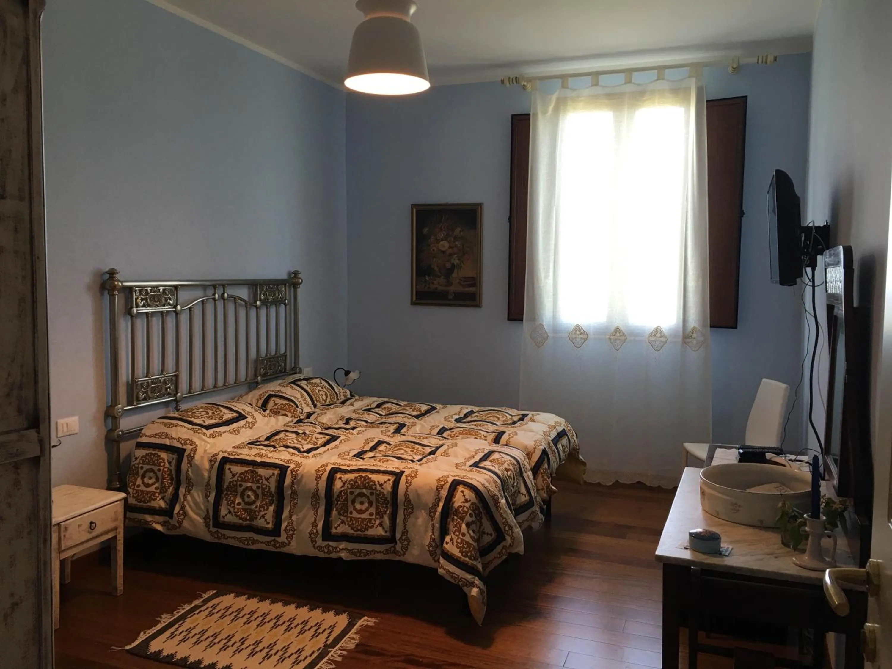 Decorative detail, Bed in Baglio Buccellato