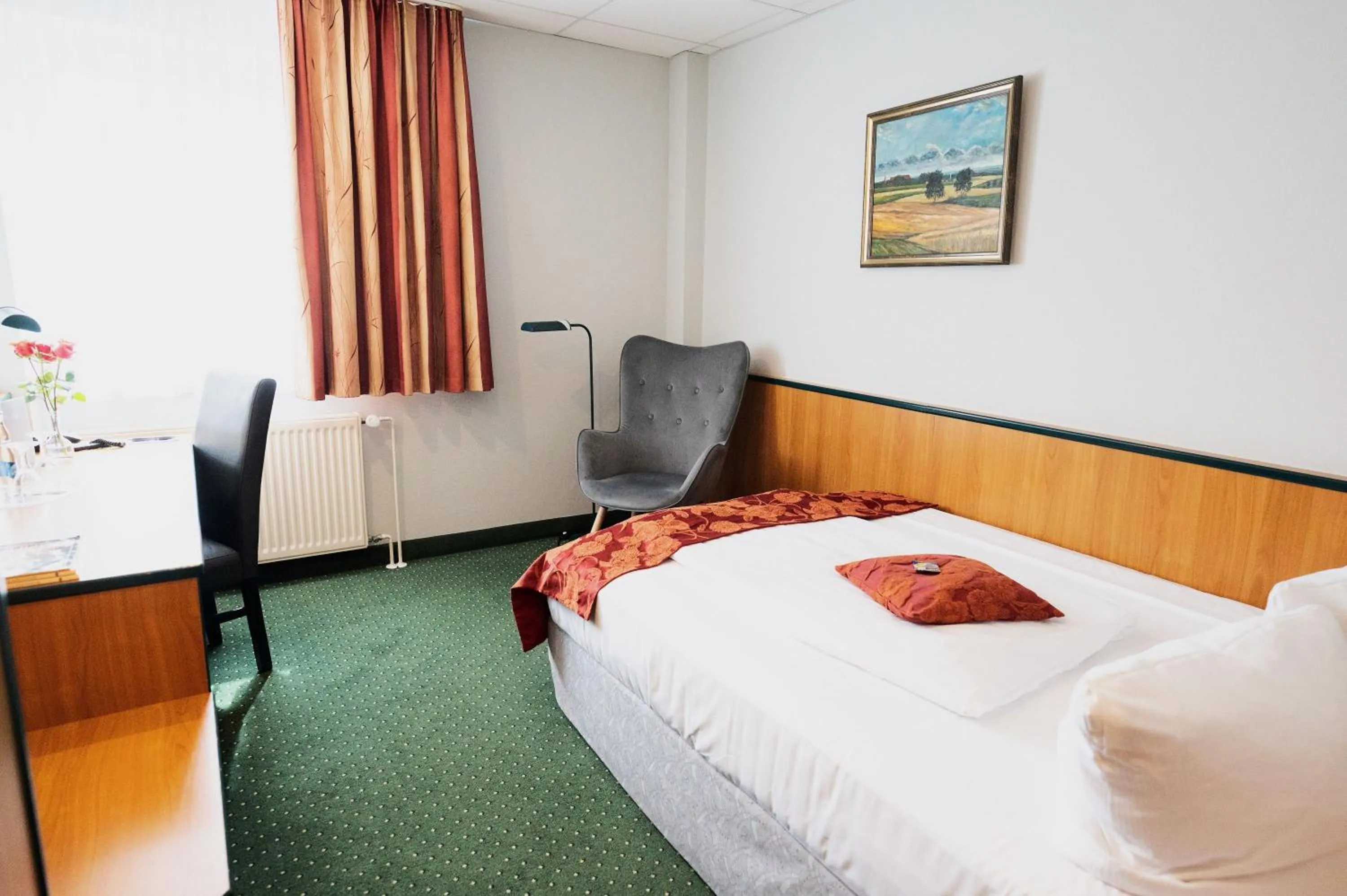 Bed in Hotel Landhaus Dierkow