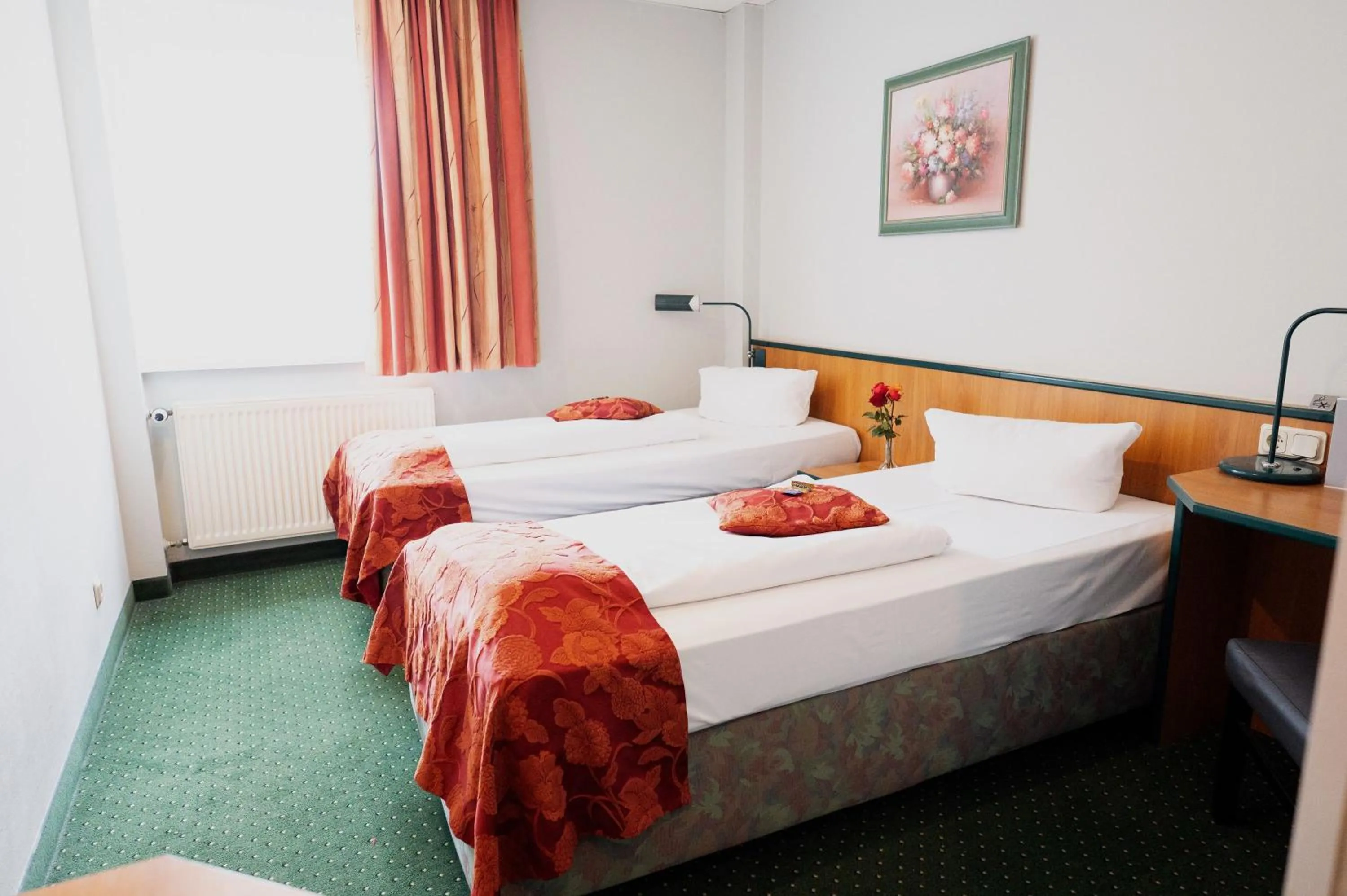 Bed in Hotel Landhaus Dierkow