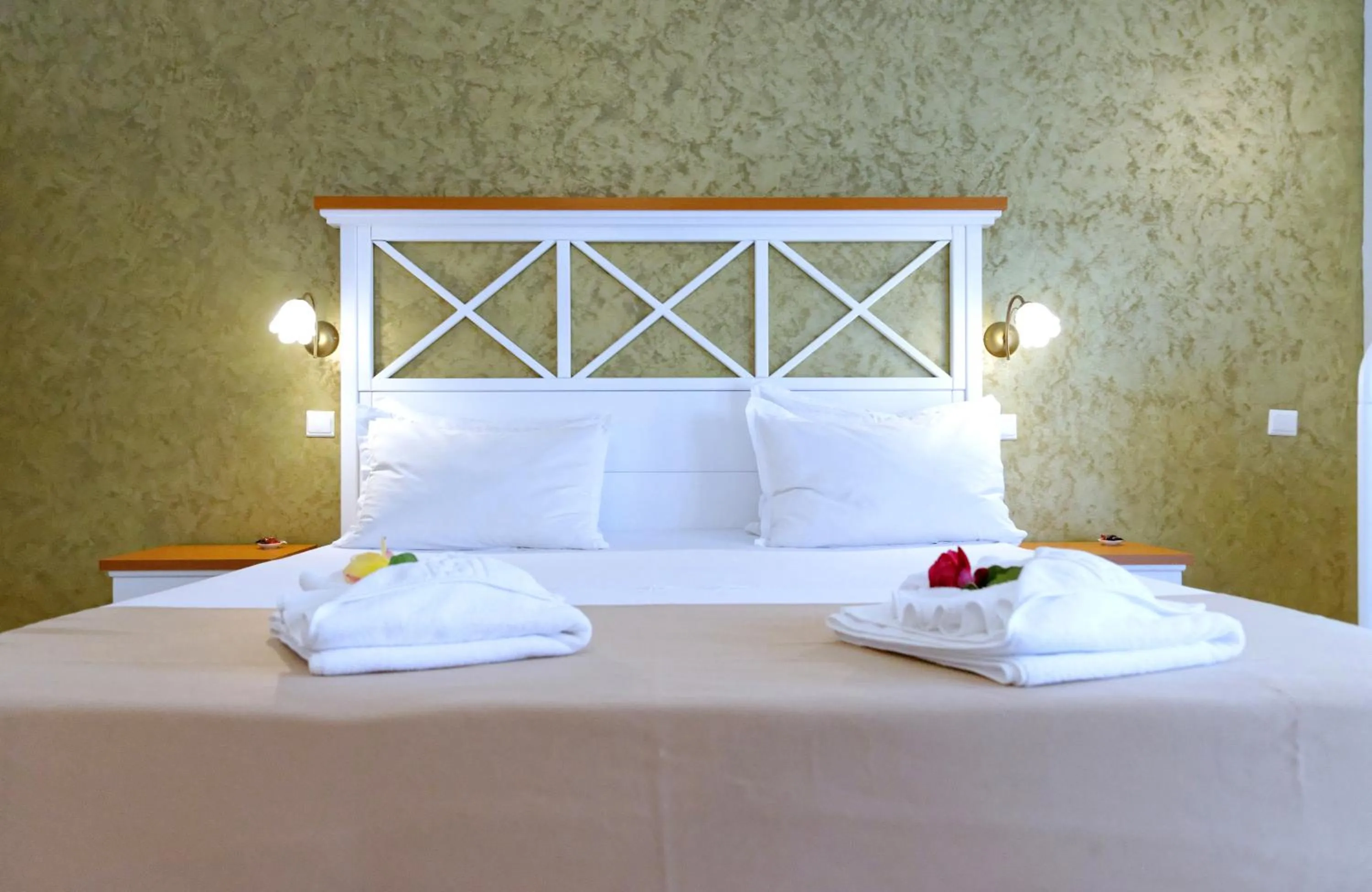 Bed in Hotel Albatros