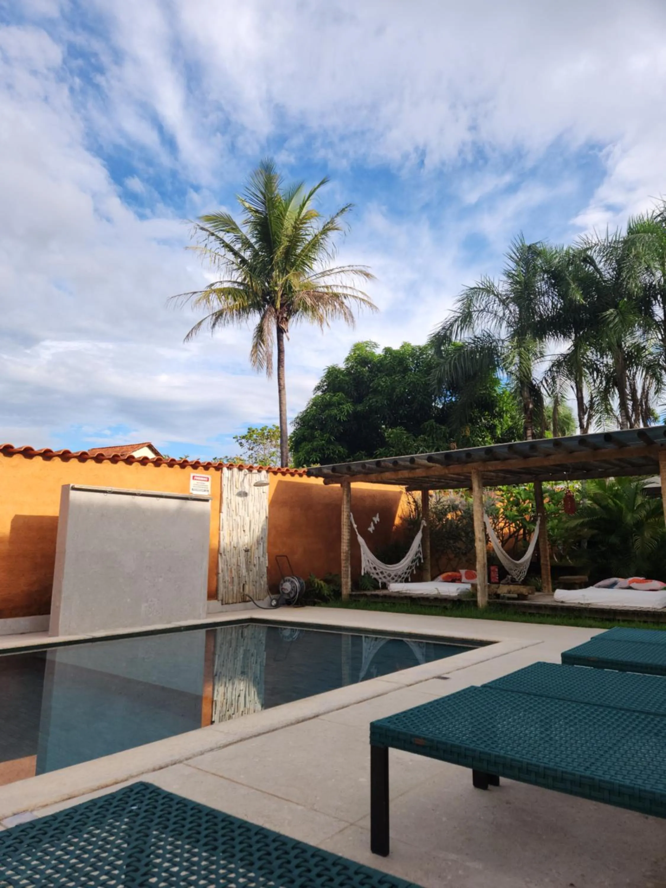 Pool view in Confraria da Prata Flats