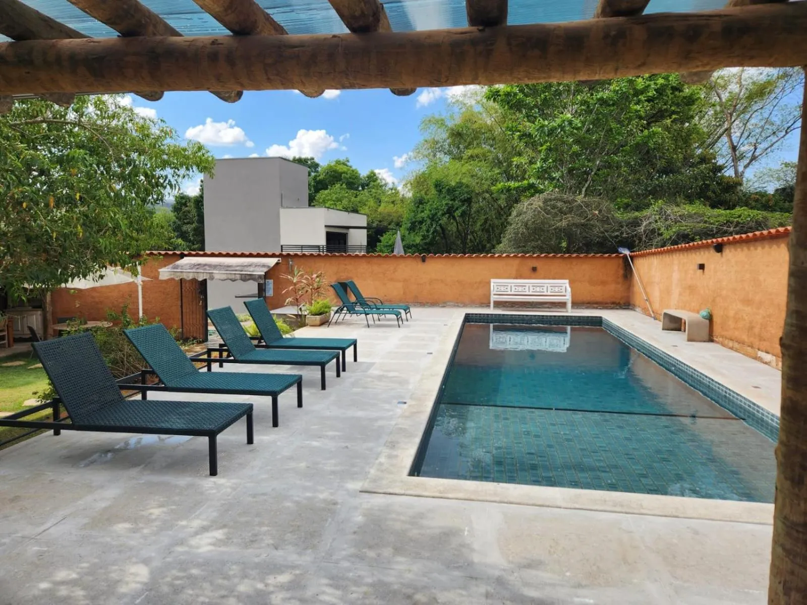 Swimming pool in Confraria da Prata Flats