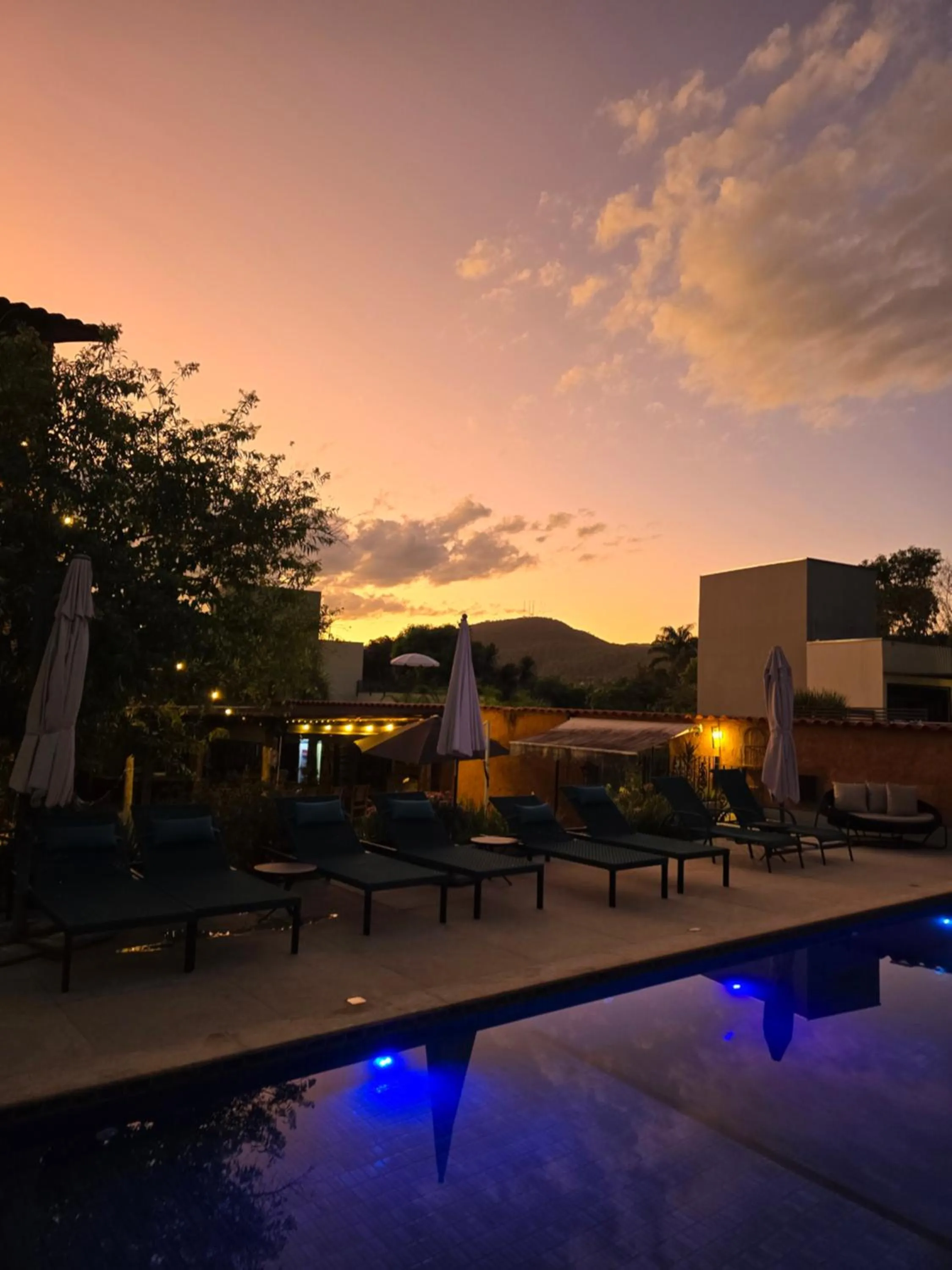 Swimming pool in Confraria da Prata Flats