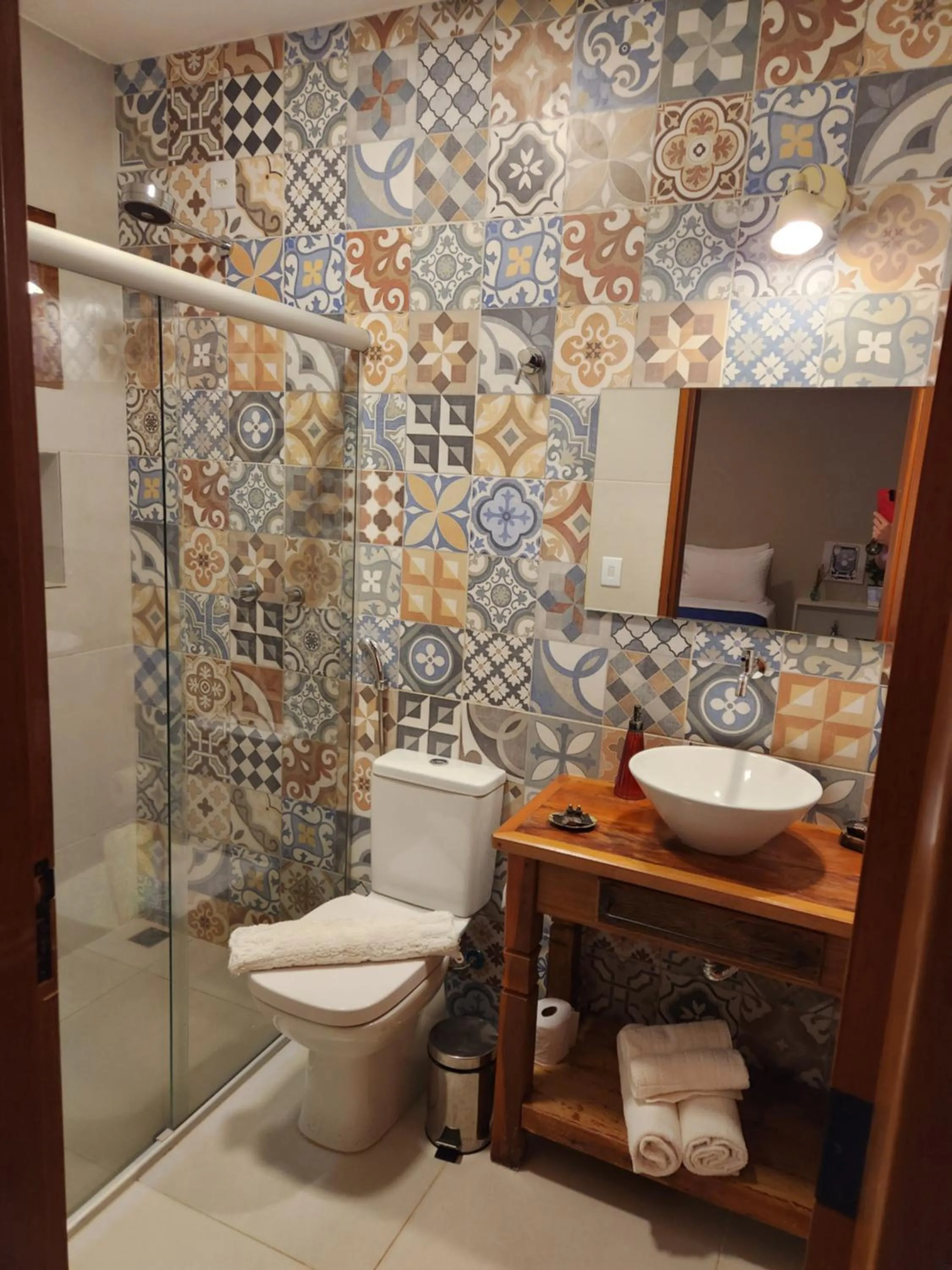 Bathroom in Confraria da Prata Flats