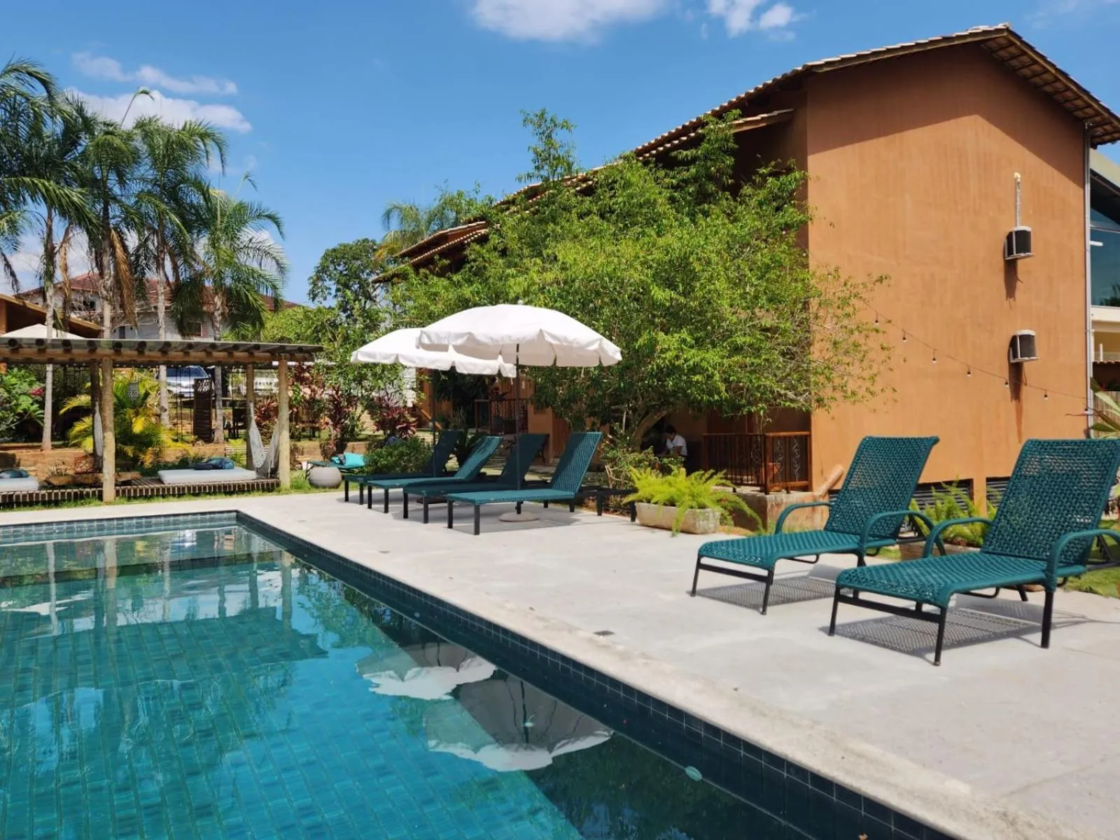 Swimming pool in Confraria da Prata Flats