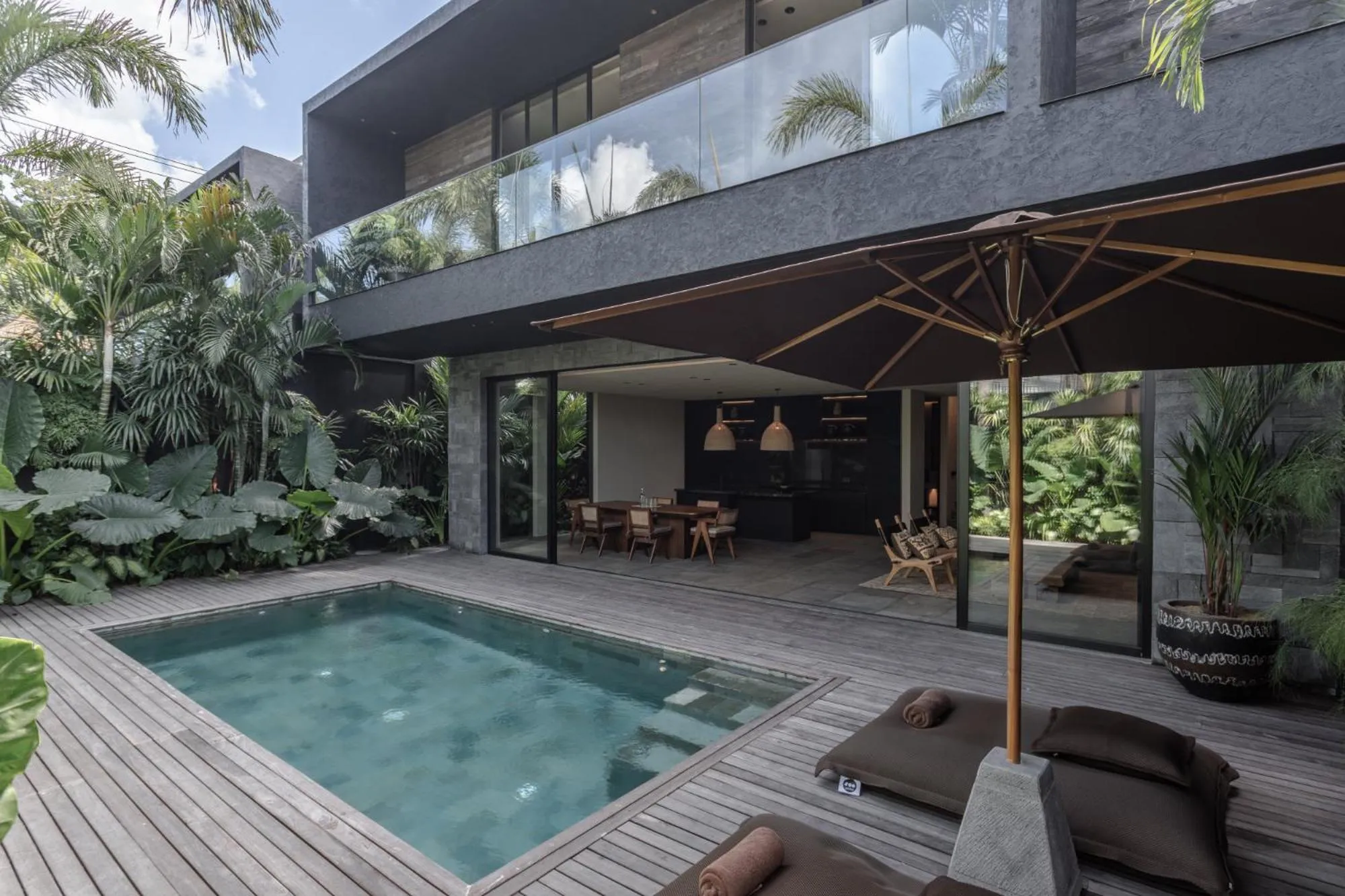 Property building in Black Villas Canggu Beach by OXO