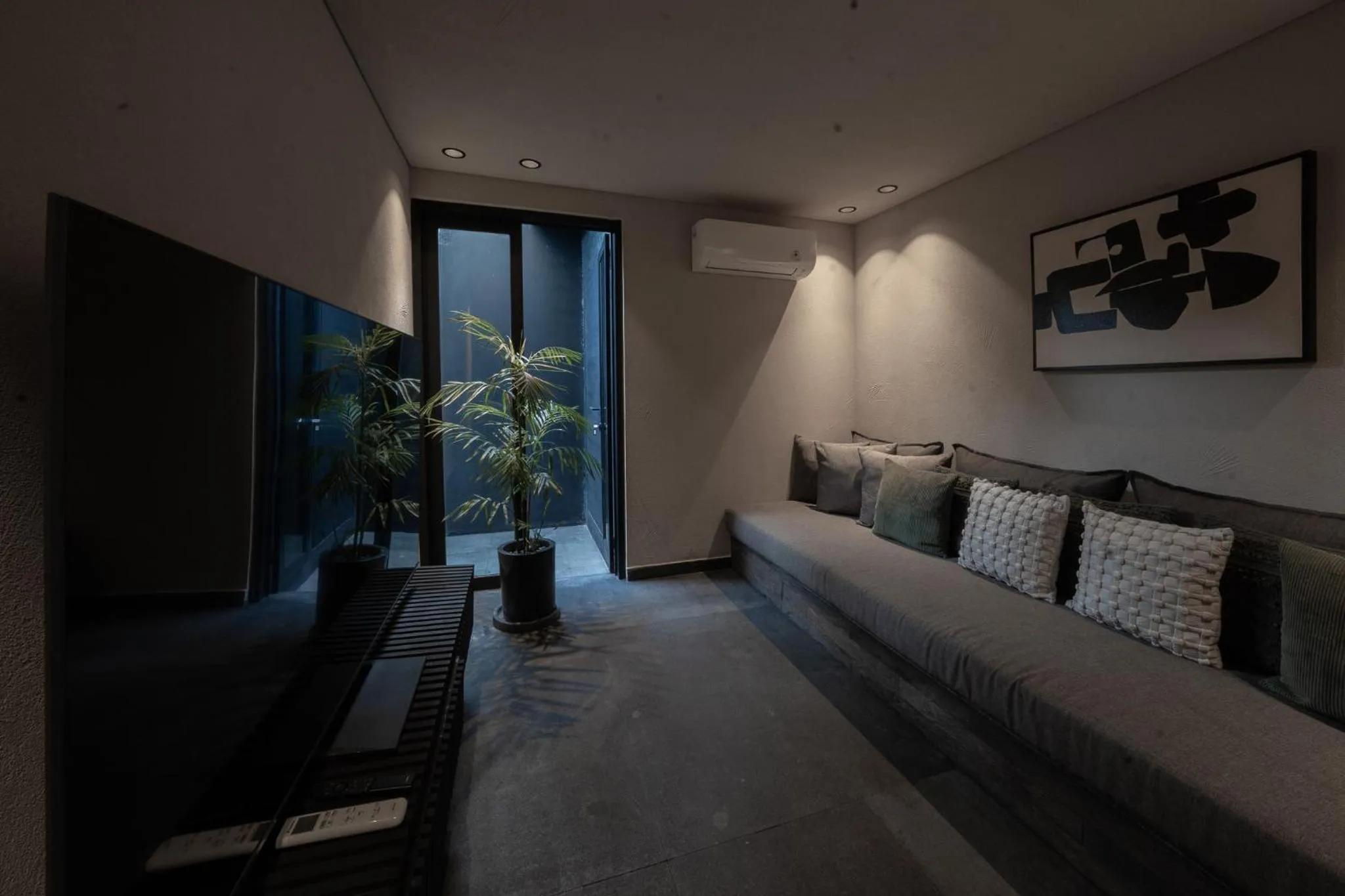 TV and multimedia in Black Villas Canggu Beach by OXO