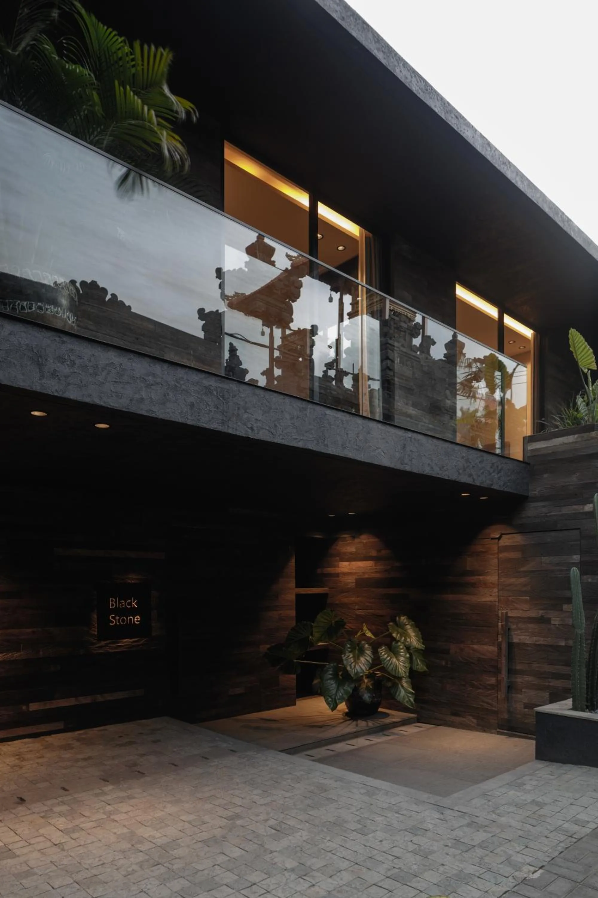 Property building in Black Villas Canggu Beach by OXO