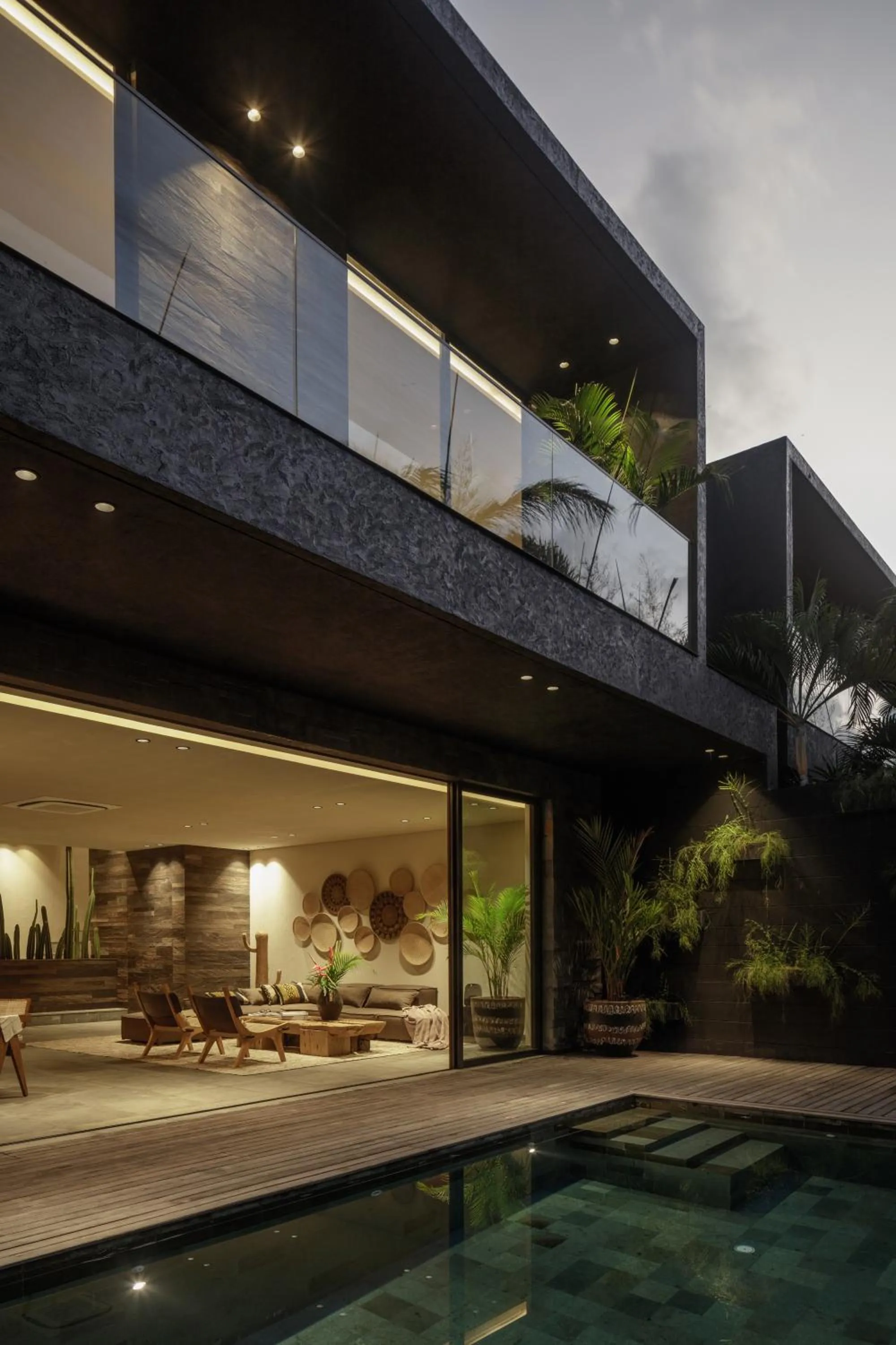Property building in Black Villas Canggu Beach by OXO