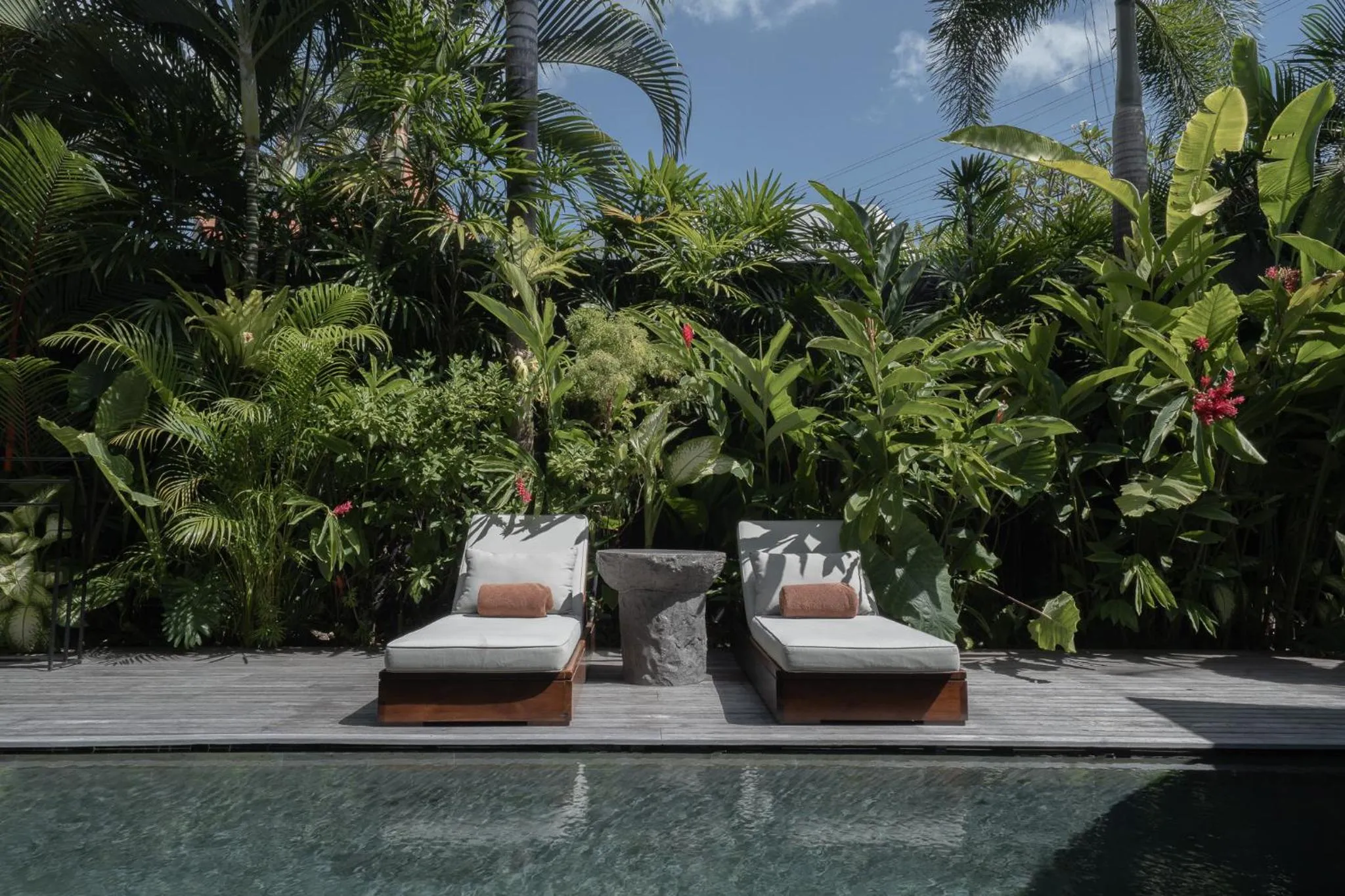 Patio in Black Villas Canggu Beach by OXO