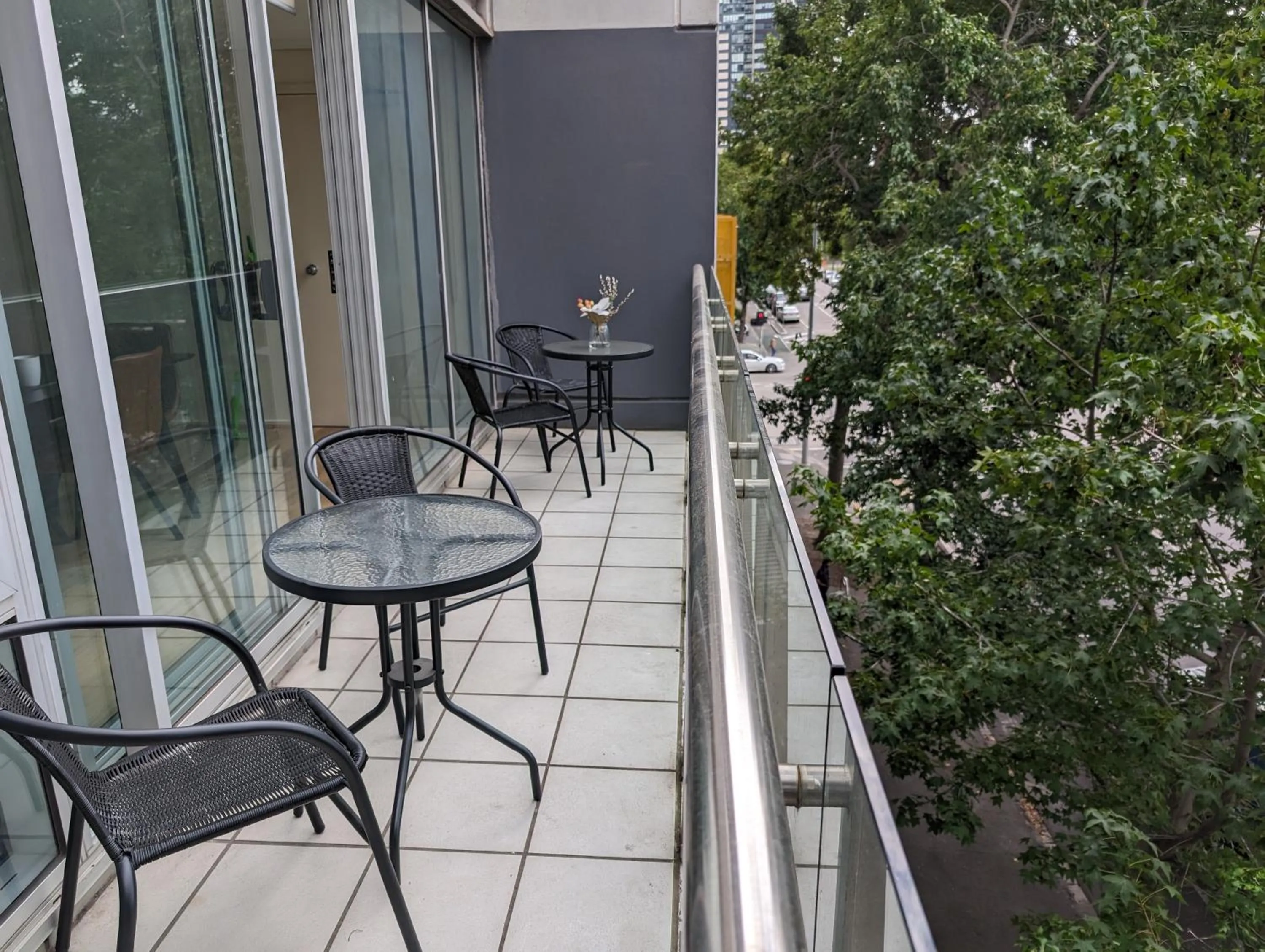 Balcony/Terrace in Spacious Apartment in Southbank - Sleeps 6