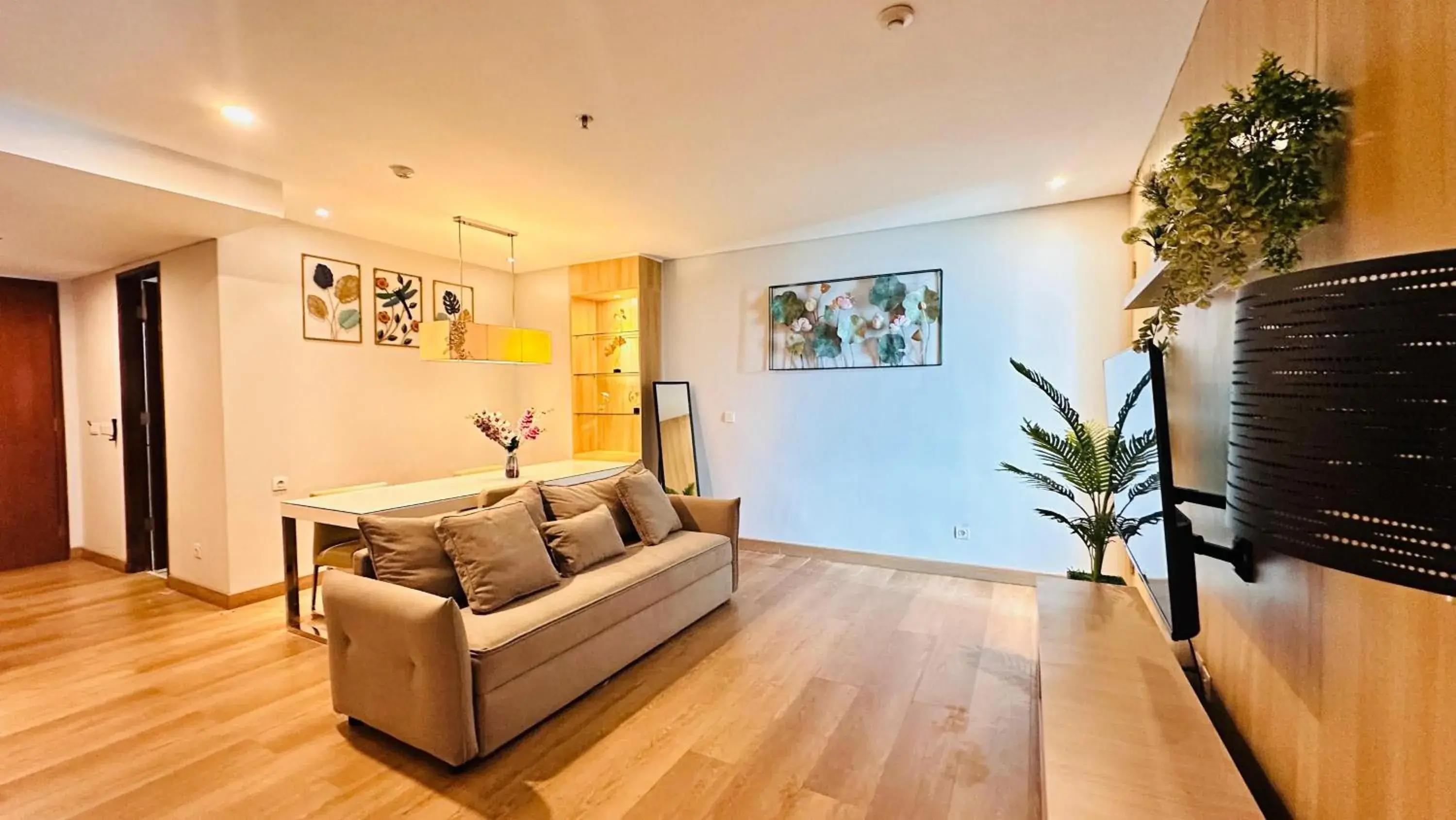 Two-Bedroom Apartment with View in The H Tower Rasuna Suites Kuningan Jakarta By Villaloka Two-Bedroom Apartment with View in The H Tower Rasuna Suites Kuningan Jakarta By Villaloka