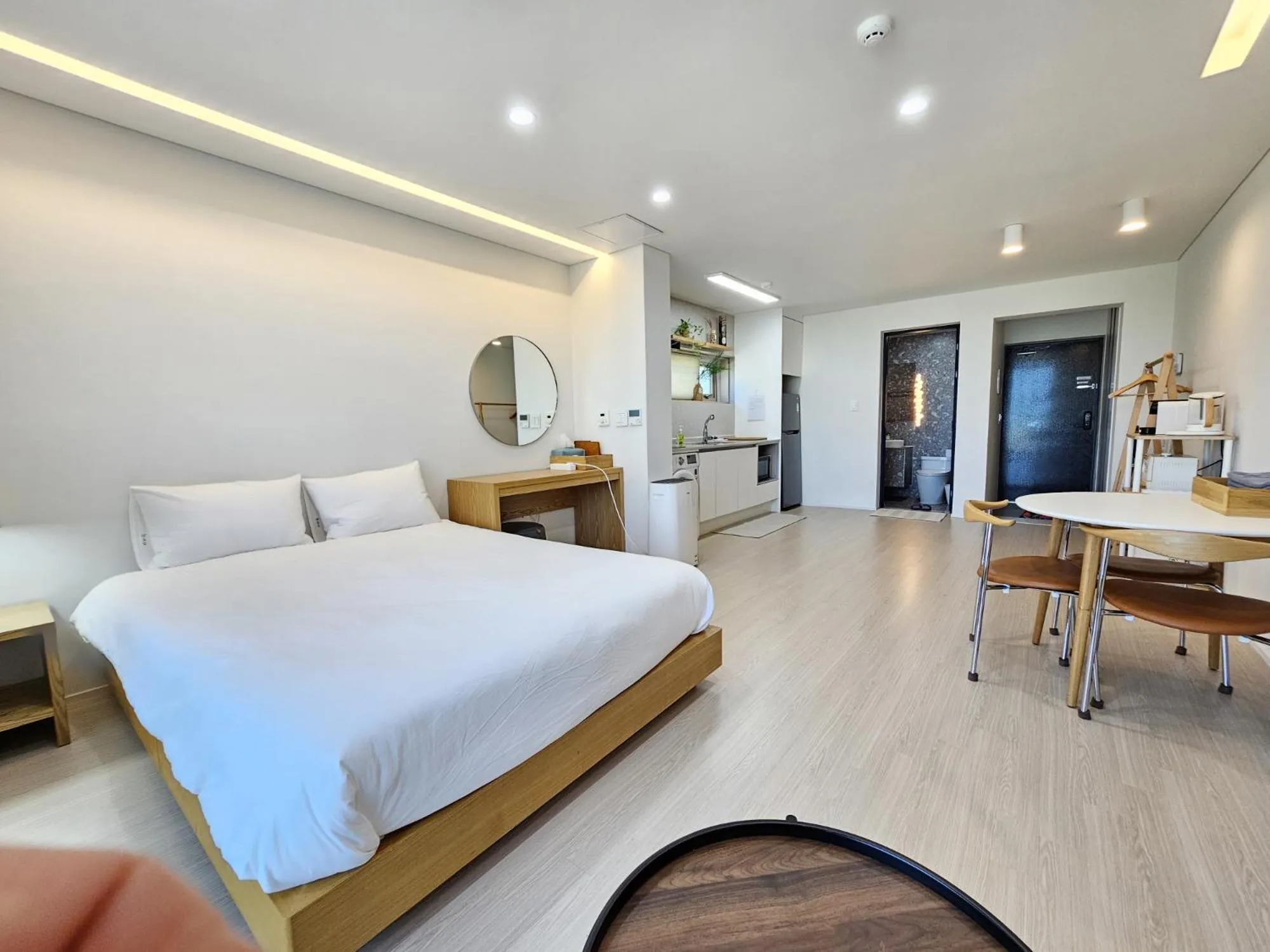 Bed in Jeju Badayeon Villa