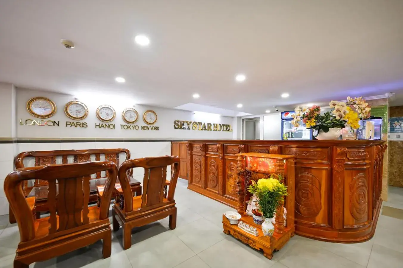 Living room in Sky Star Hotel Living room in Sky Star Hotel