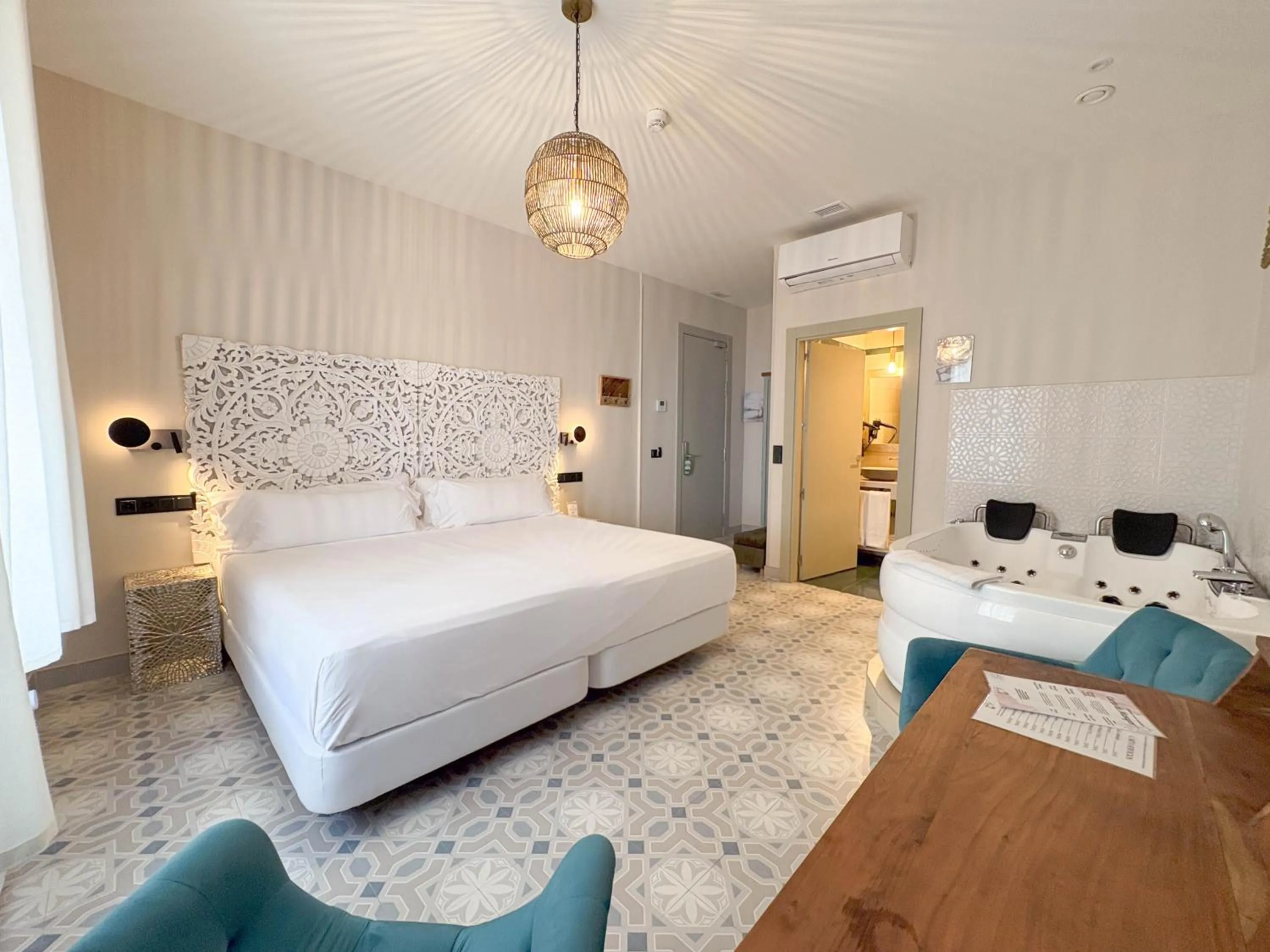 Bed in Akla Hotel Badajoz