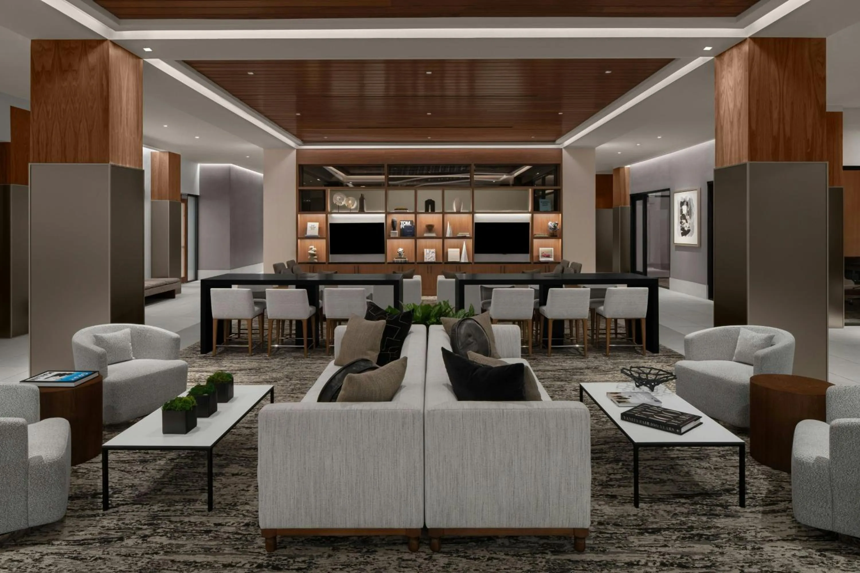 Lobby or reception in AC Hotel by Marriott Lansing University Area