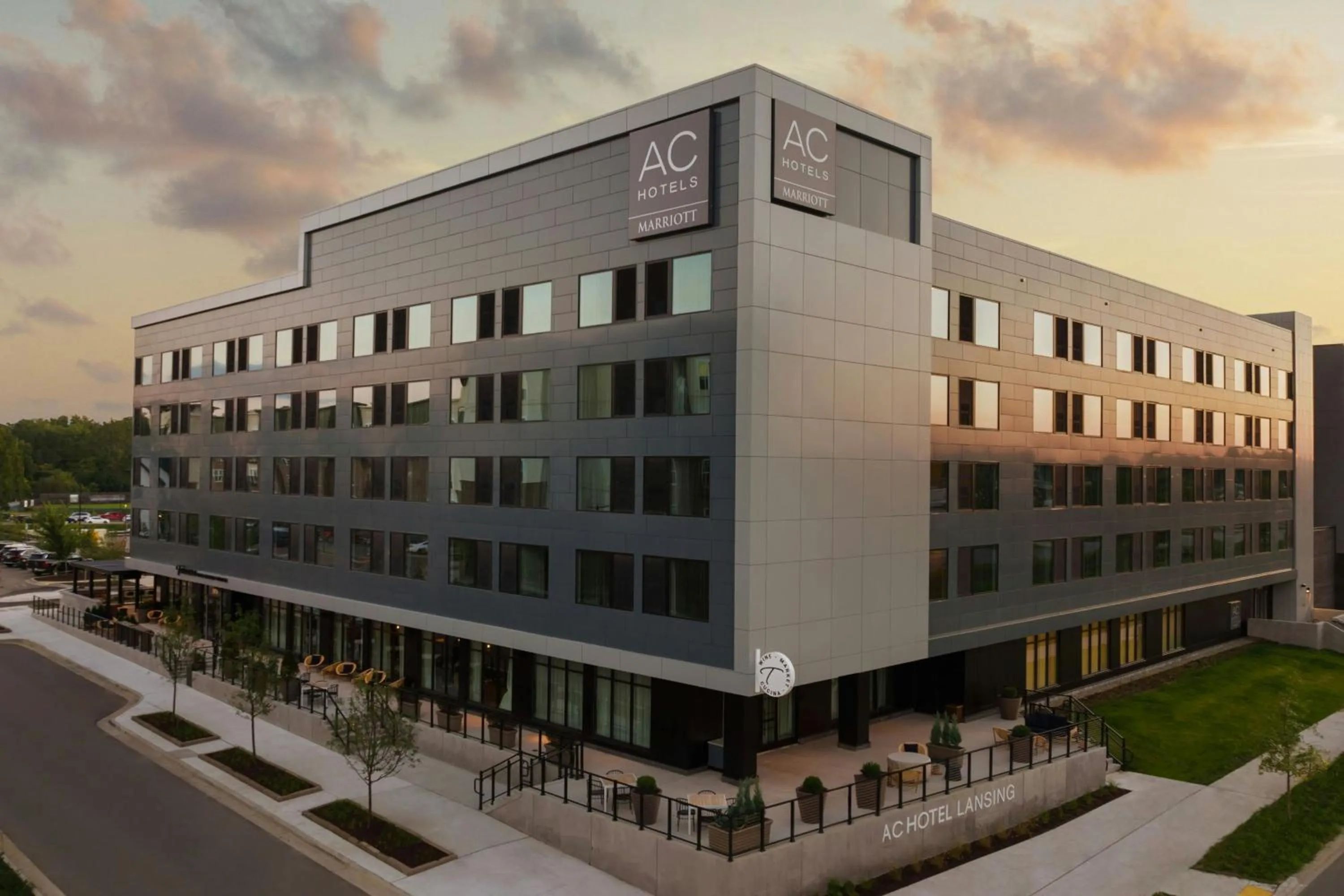 Property building in AC Hotel by Marriott Lansing University Area