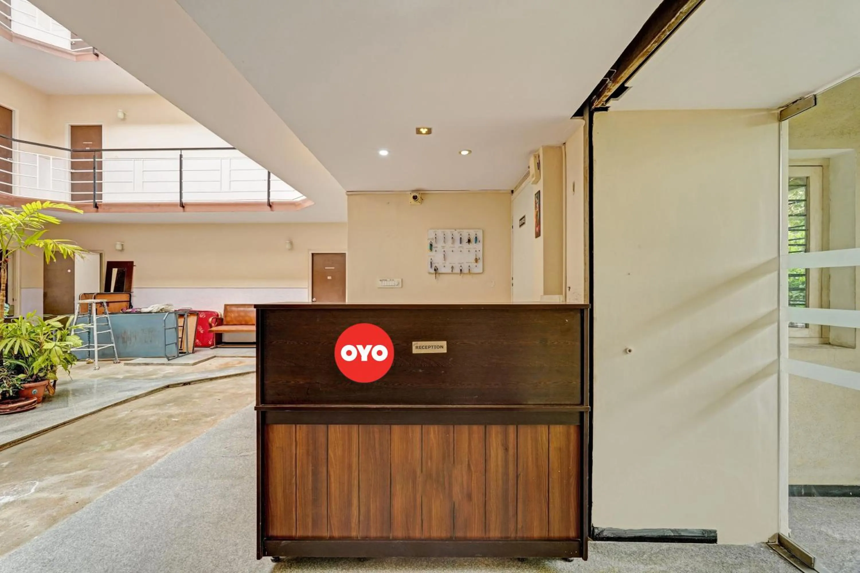 Lobby or reception in Hotel O Indra Suites