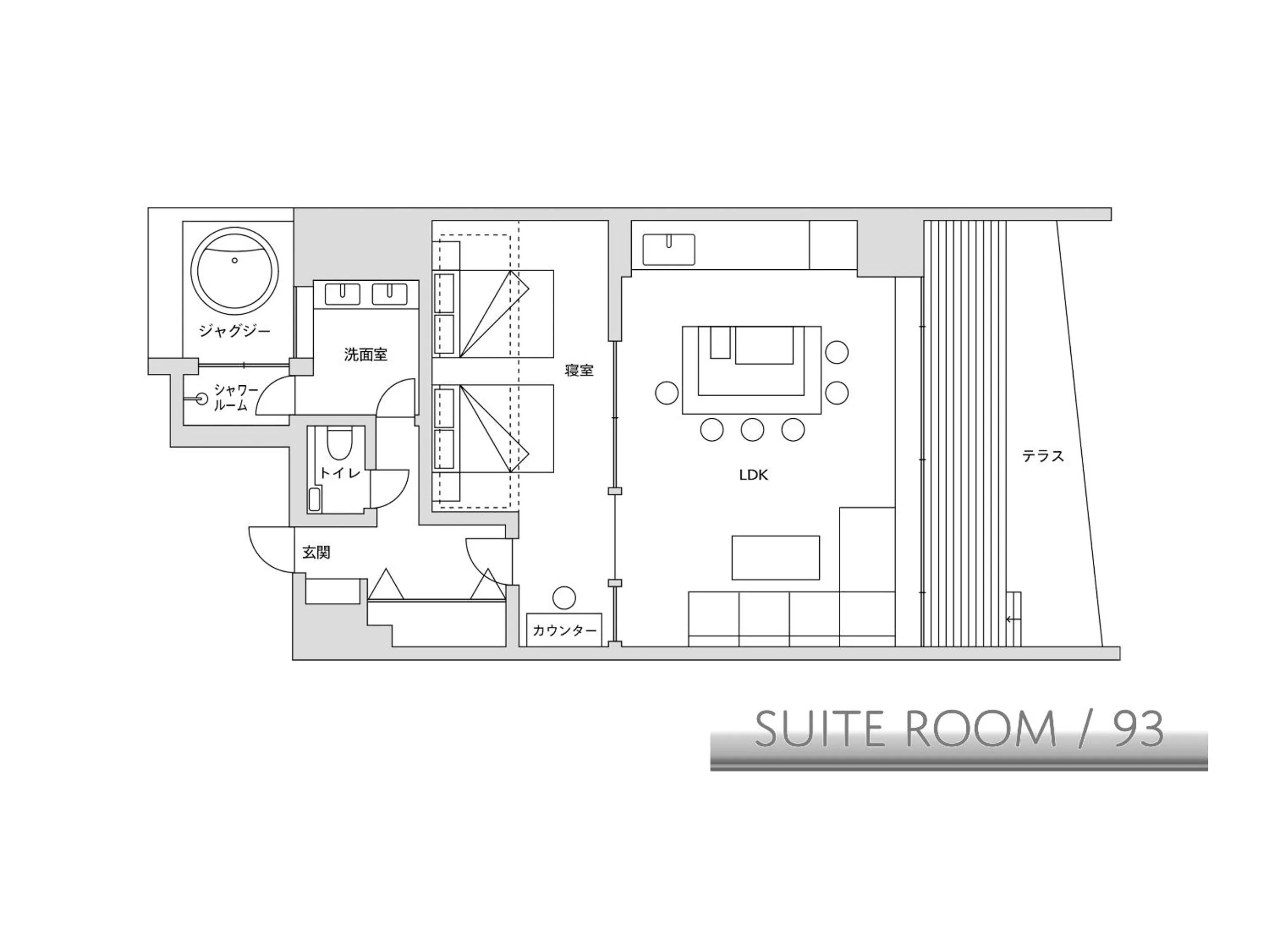 Area and facilities in Rakuten STAY Atami