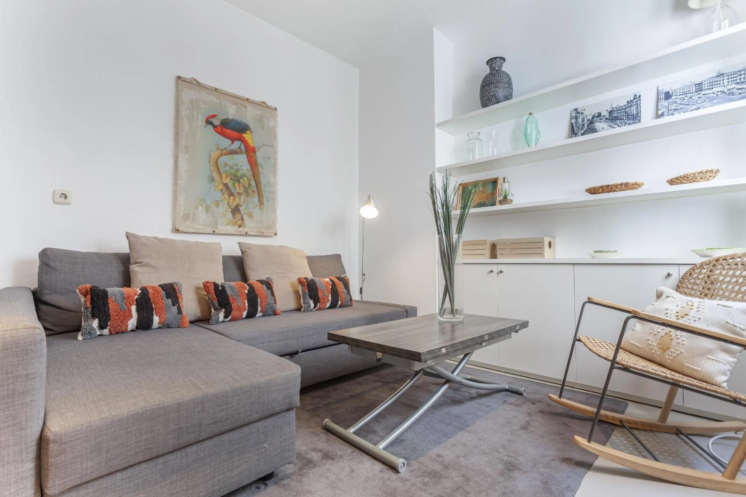 Communal lounge/ TV room in Apartamento Las Cortes II en Madrid